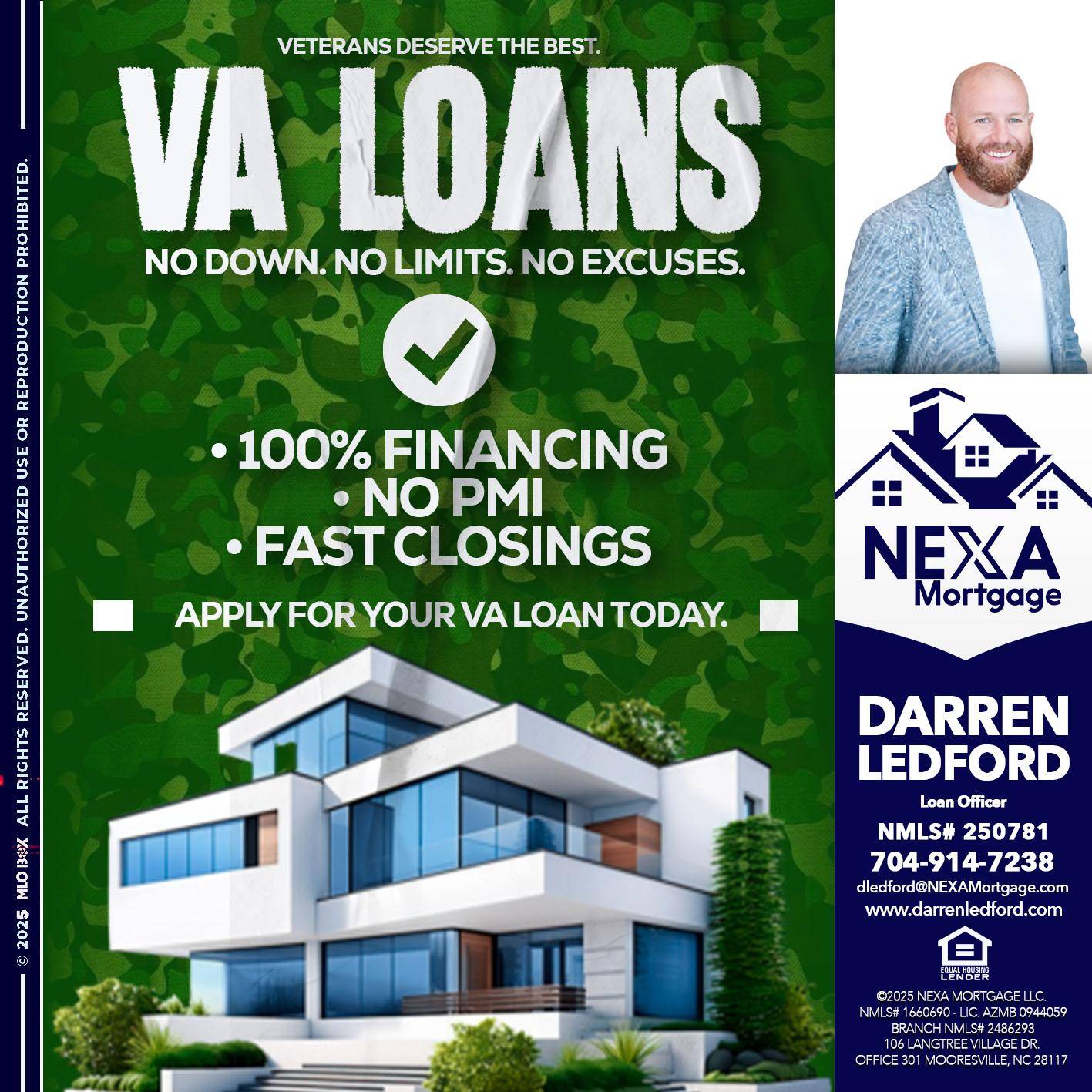 VA LOANS - Darren Ledford -Loan Officer