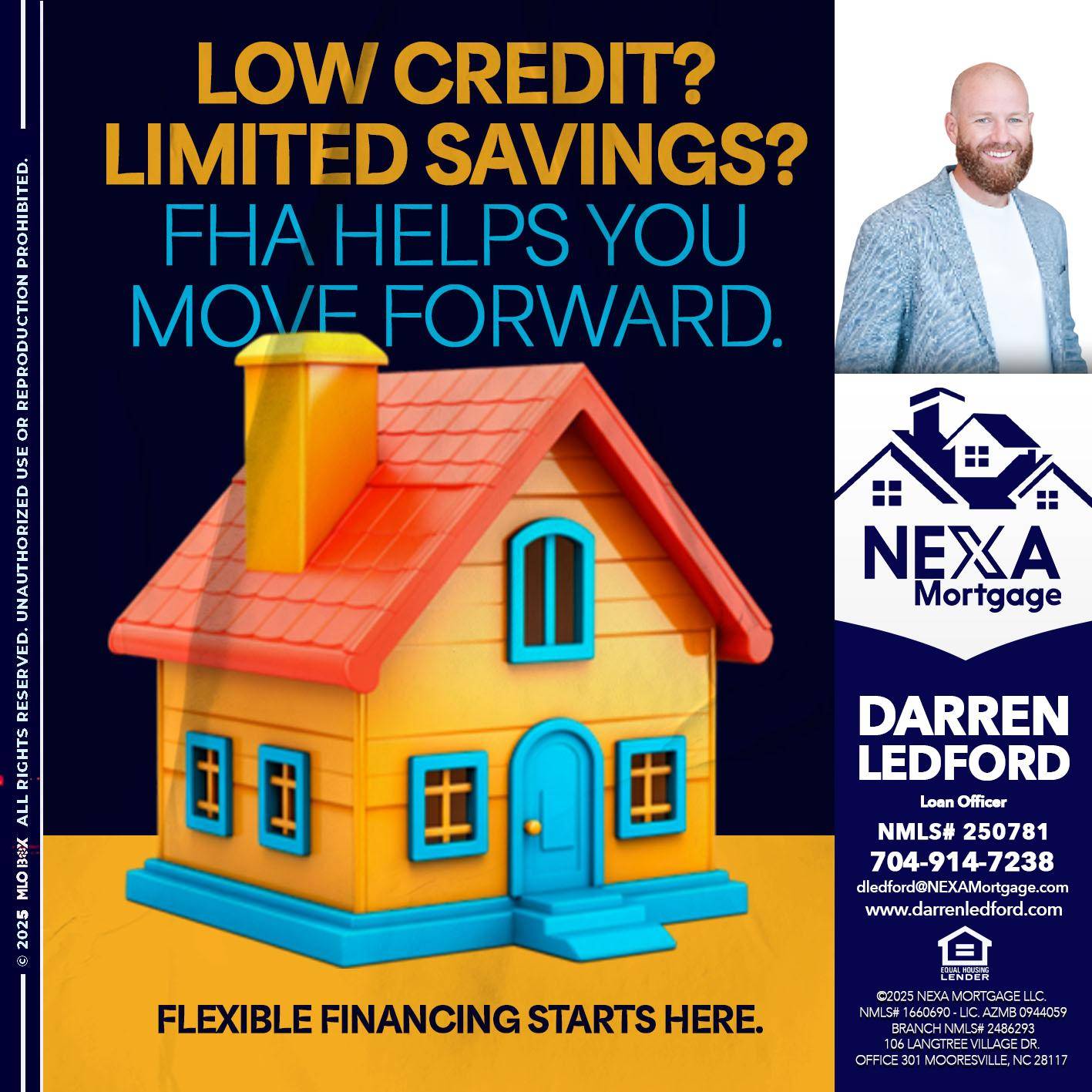 LOW CREDIT? - Darren Ledford -Loan Officer
