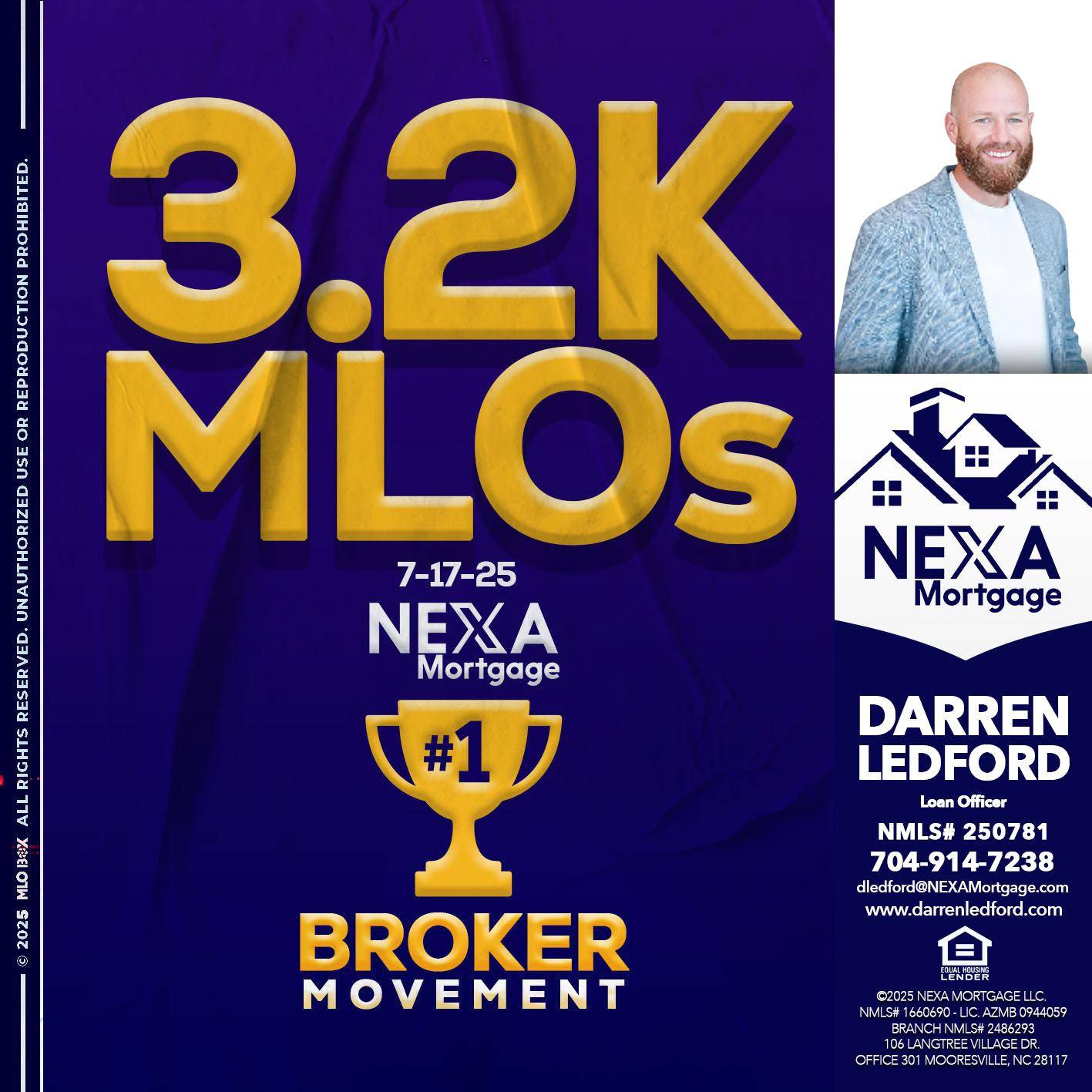 3.2K MLOs - Darren Ledford -Loan Officer
