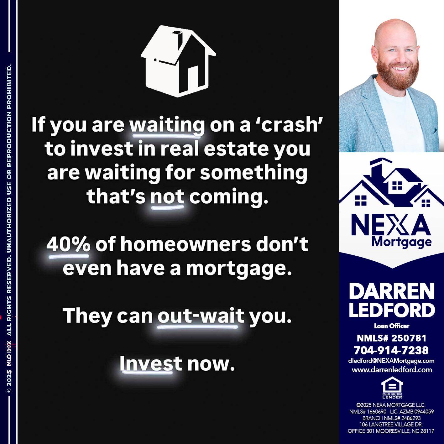 IF YOU ARE WAITING - Darren Ledford -Loan Officer