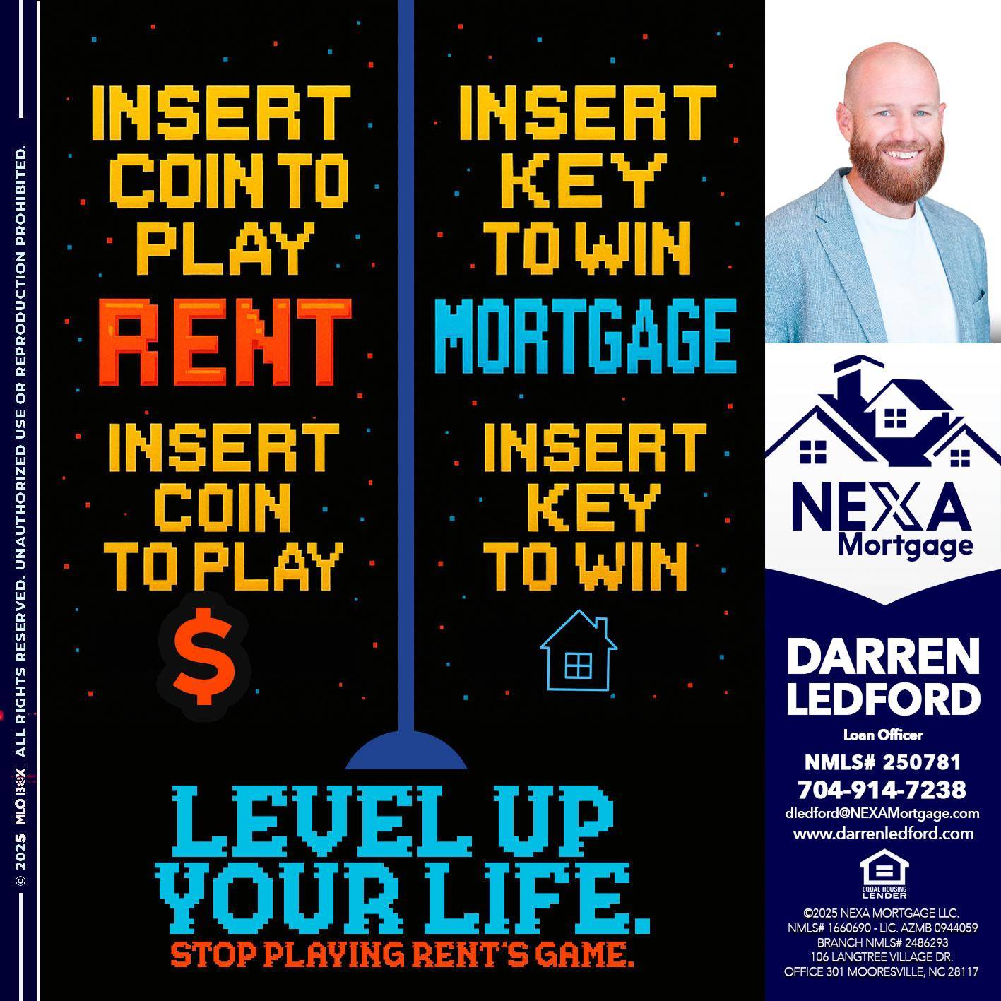 INSERT COIN - Darren Ledford -Loan Officer