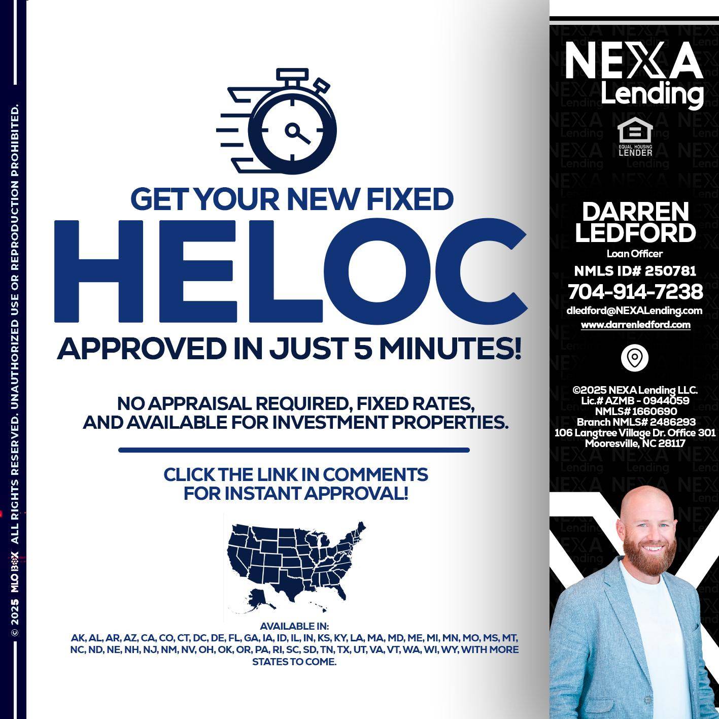 HELOC - Darren Ledford -Loan Officer
