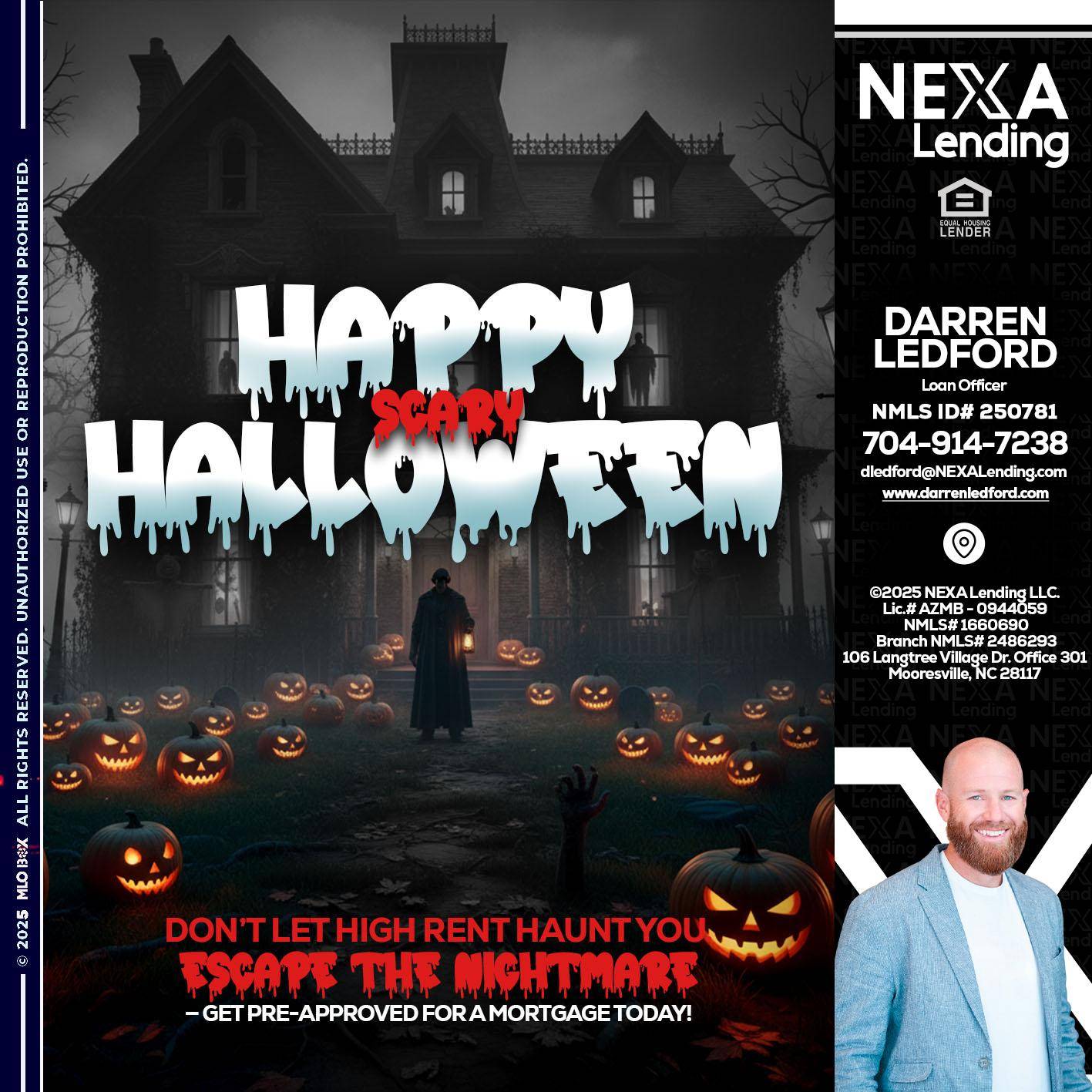 HAPPY HALLOWEEN - Darren Ledford -Loan Officer