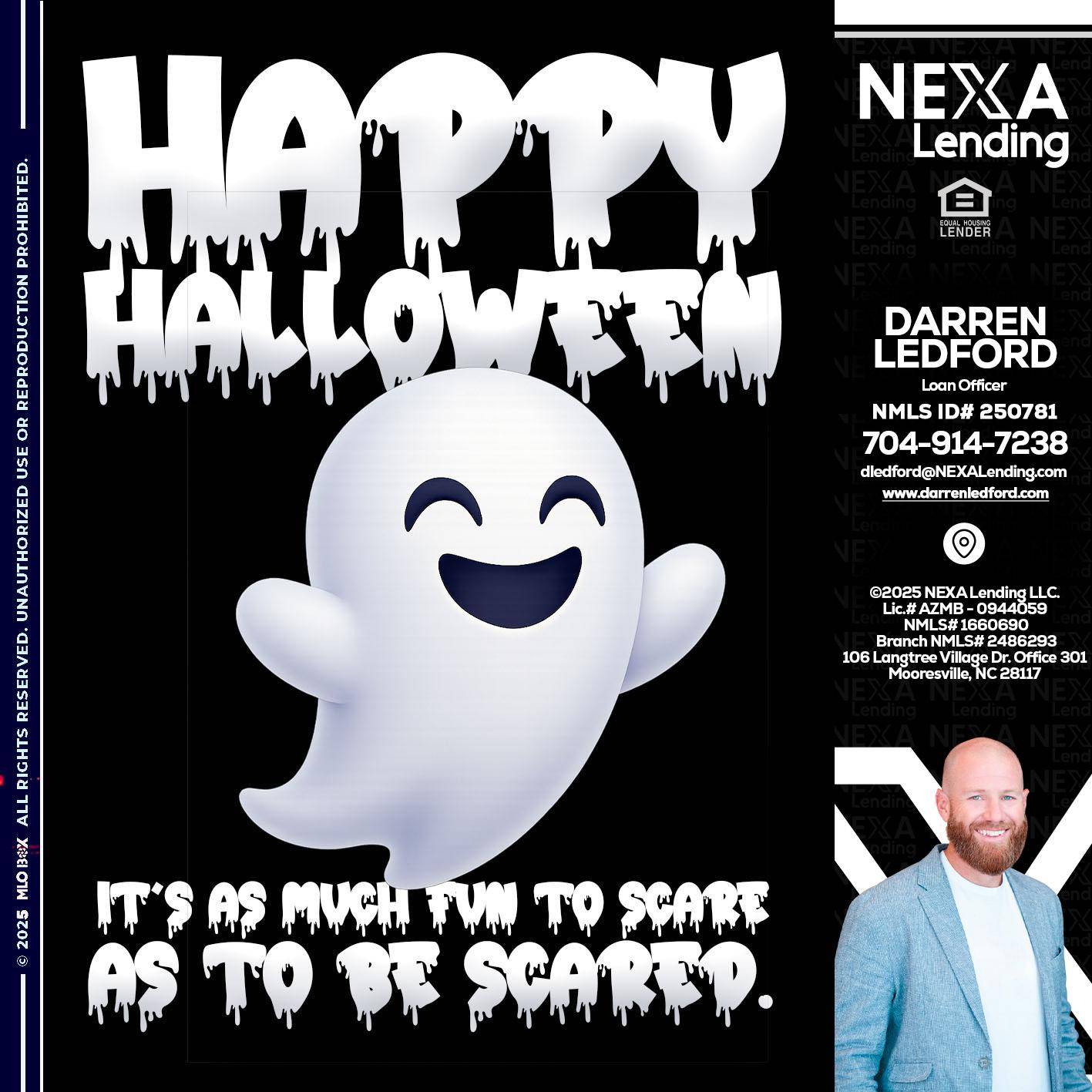 HAPPY HALLOWEEN - Darren Ledford -Loan Officer
