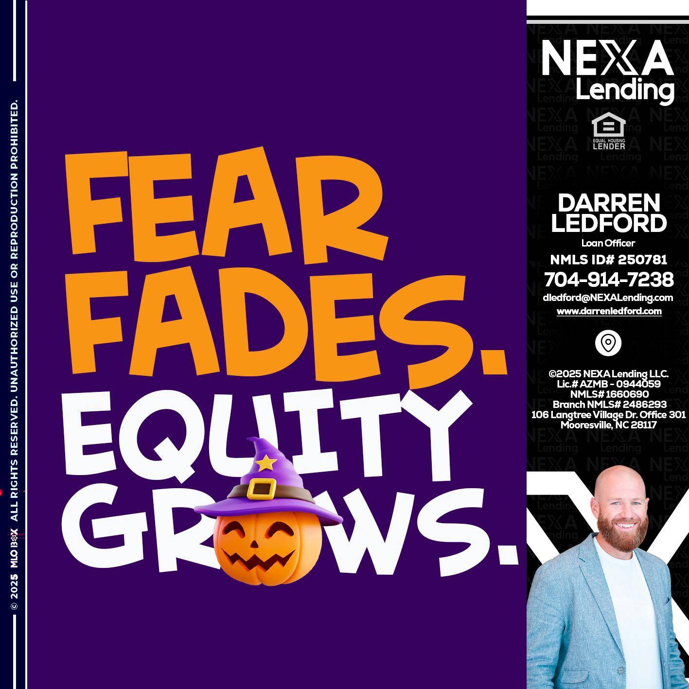 FEAR FADES - Darren Ledford -Loan Officer