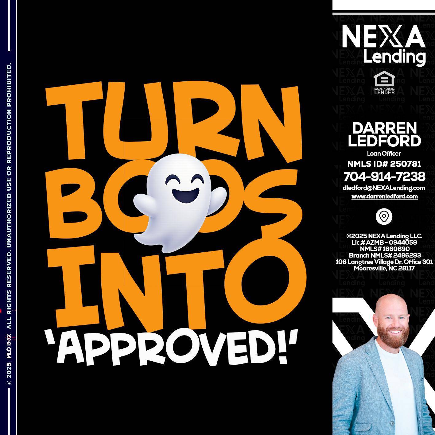 turn boos into - Darren Ledford -Loan Officer