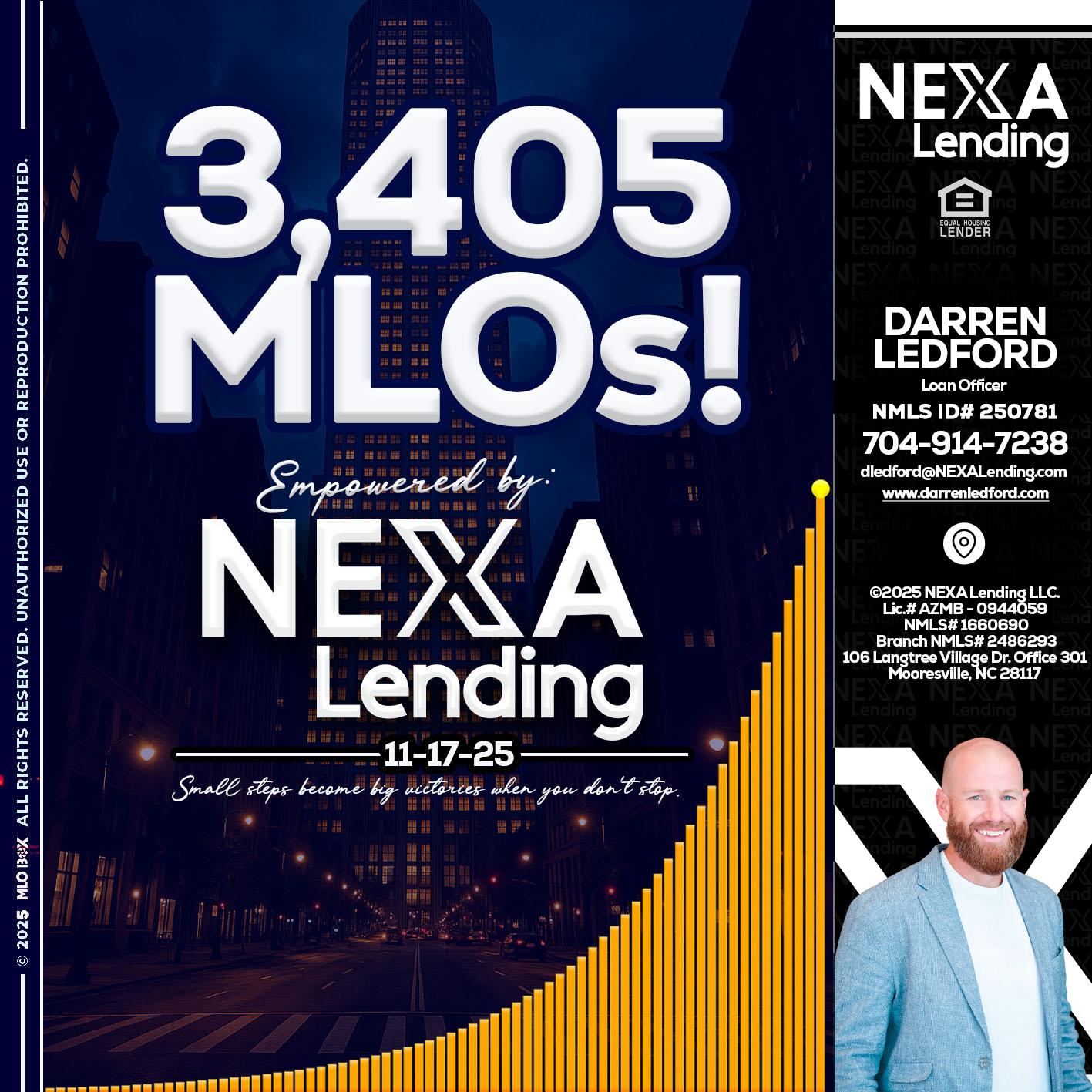 3405 MLOs - Darren Ledford -Loan Officer