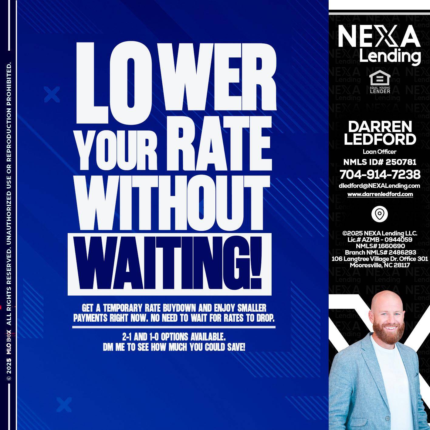 LOWER RATES - Darren Ledford -Loan Officer