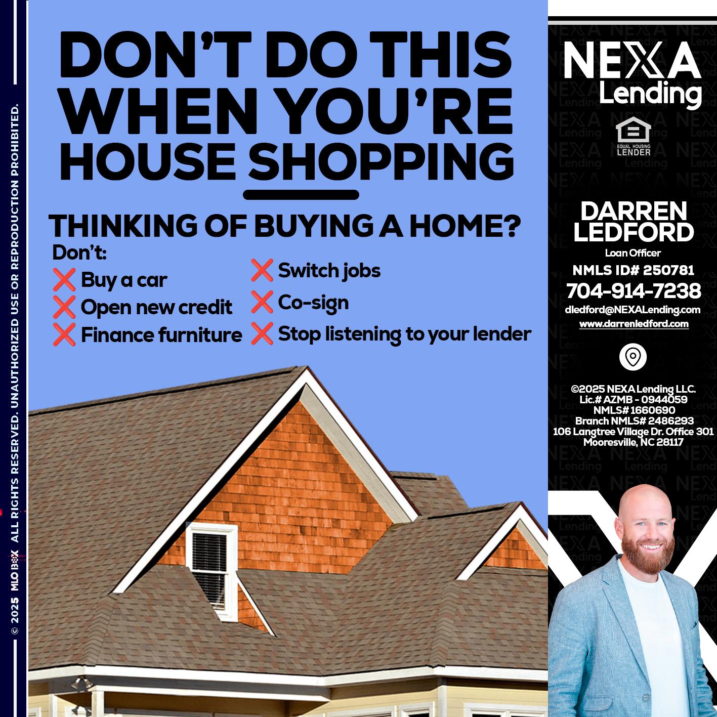 DONT DO THIS - Darren Ledford -Loan Officer