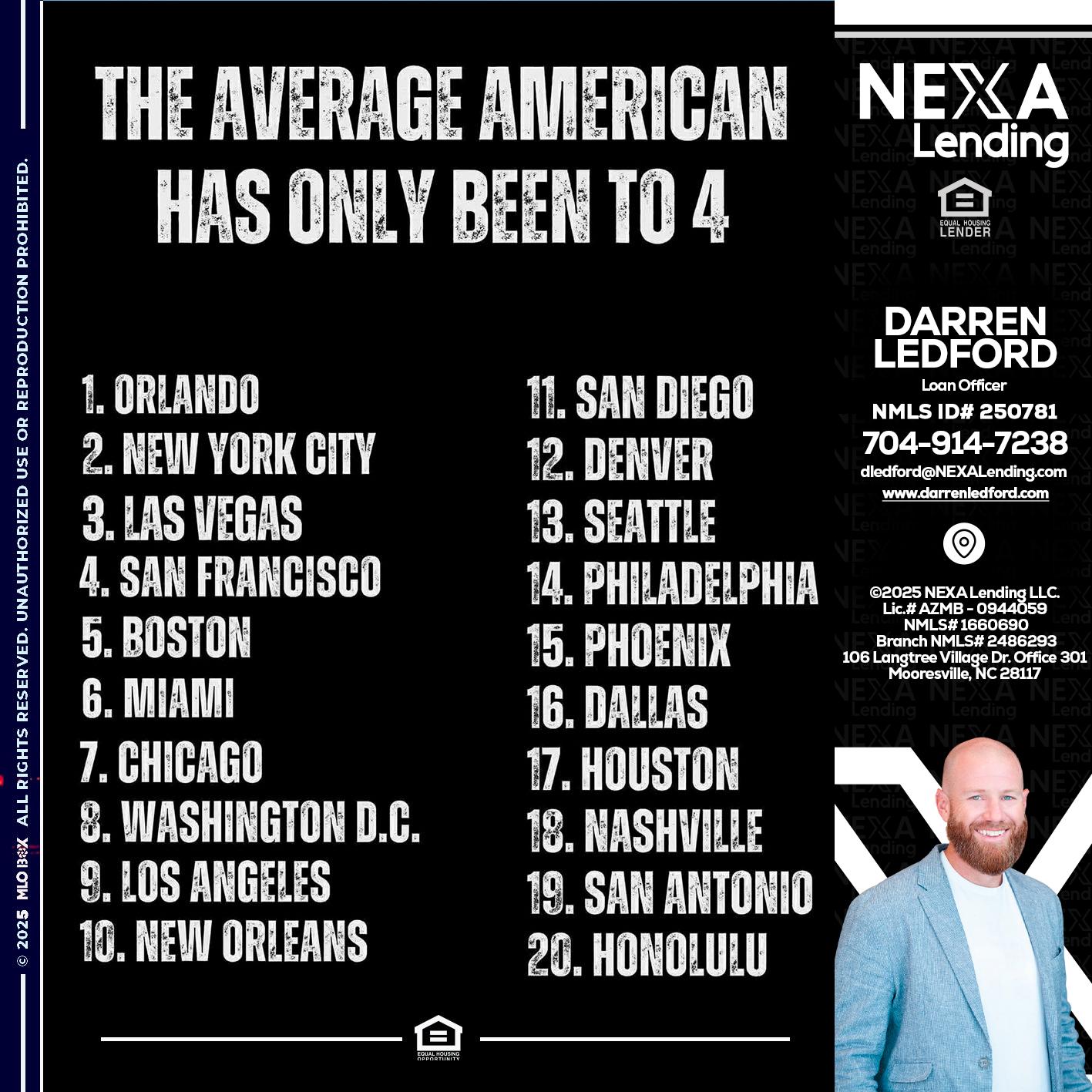 THE AVERAGE AMERICAN - Darren Ledford -Loan Officer