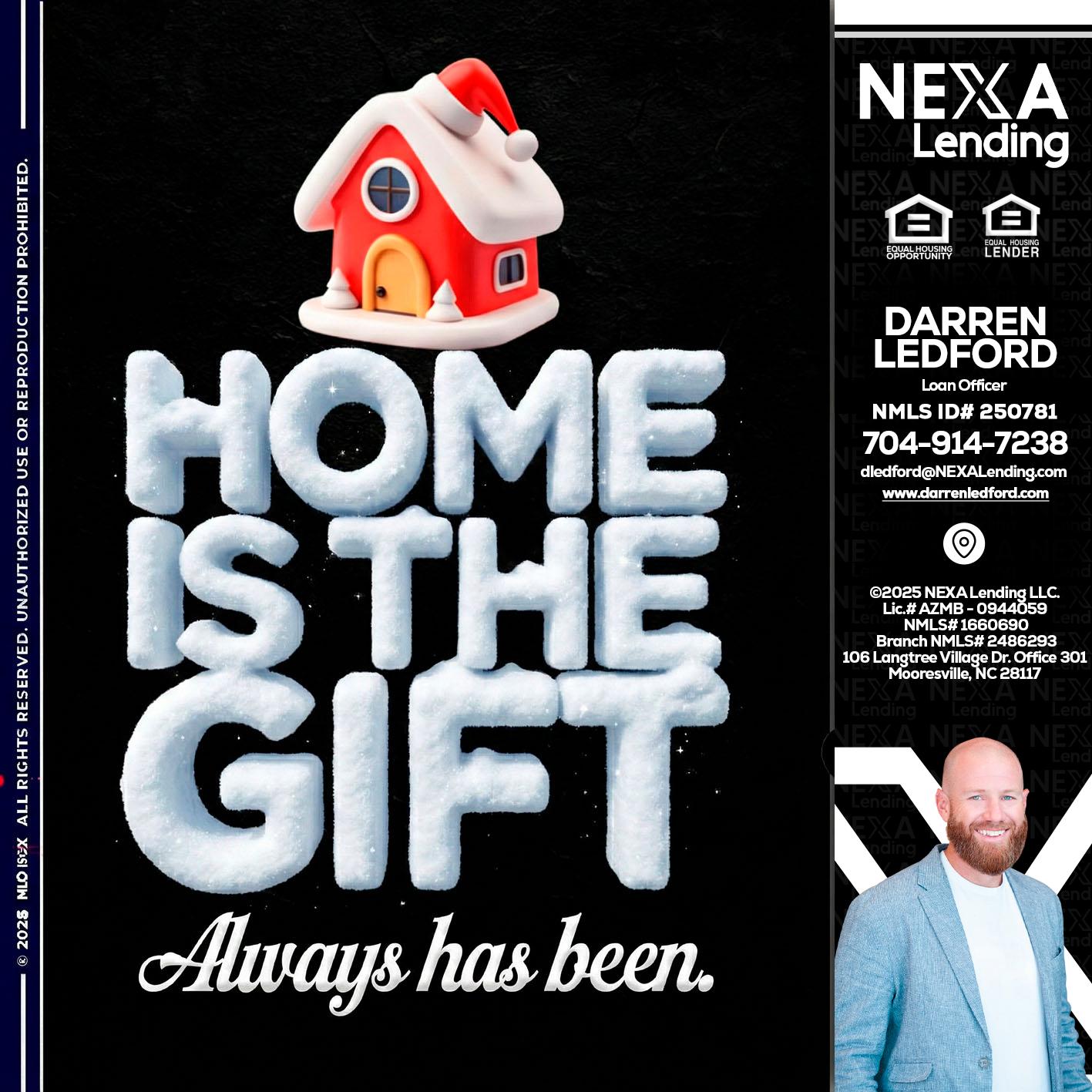 home is the gift - Darren Ledford -Loan Officer