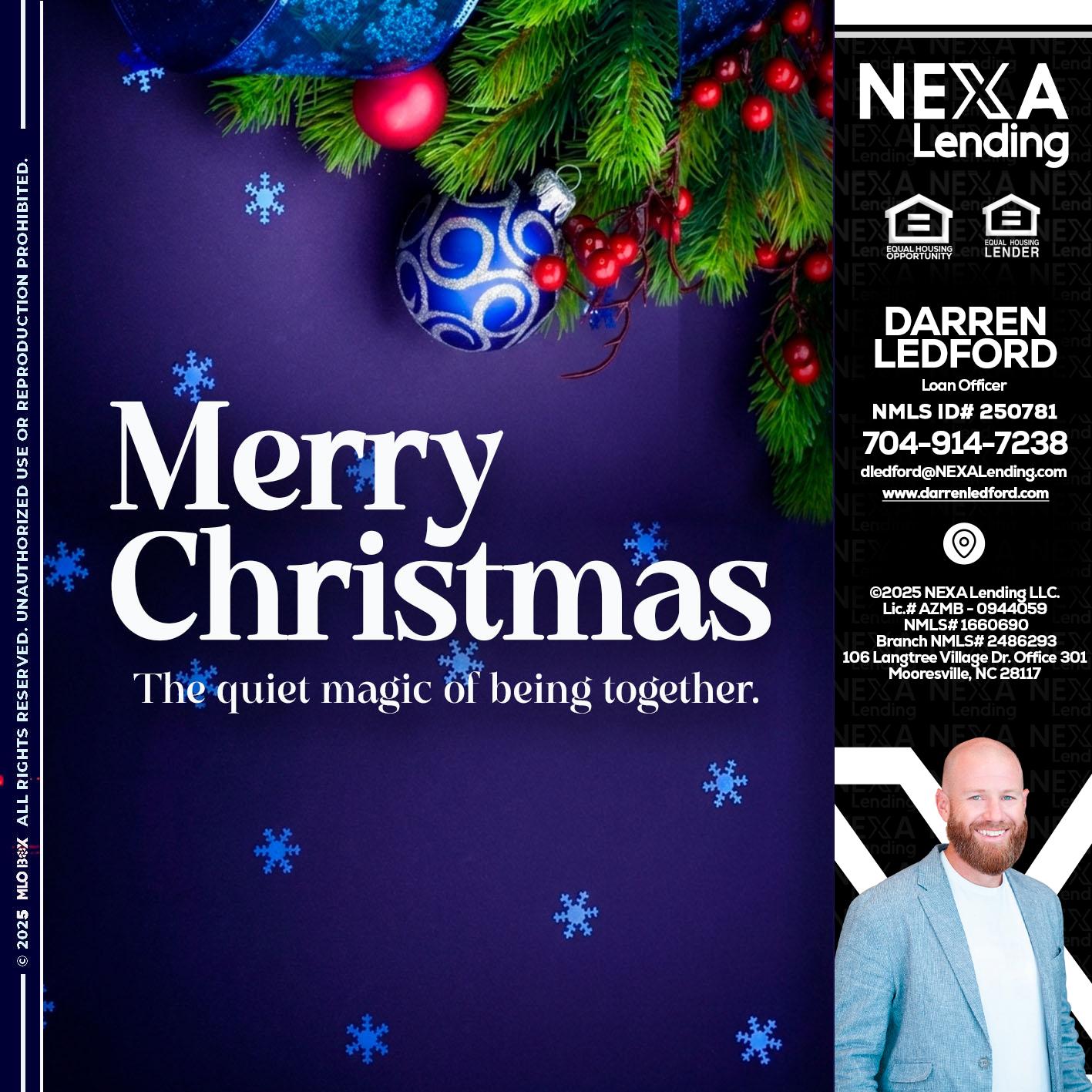 merry christmas - Darren Ledford -Loan Officer
