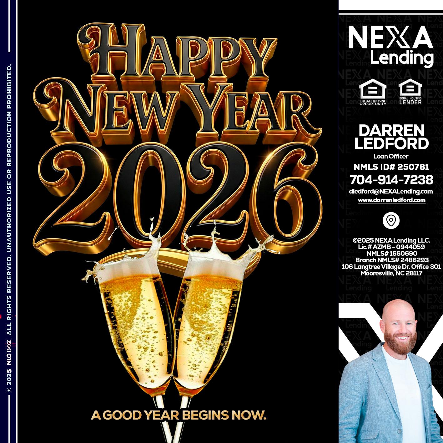 happy new year 2026 - Darren Ledford -Loan Officer