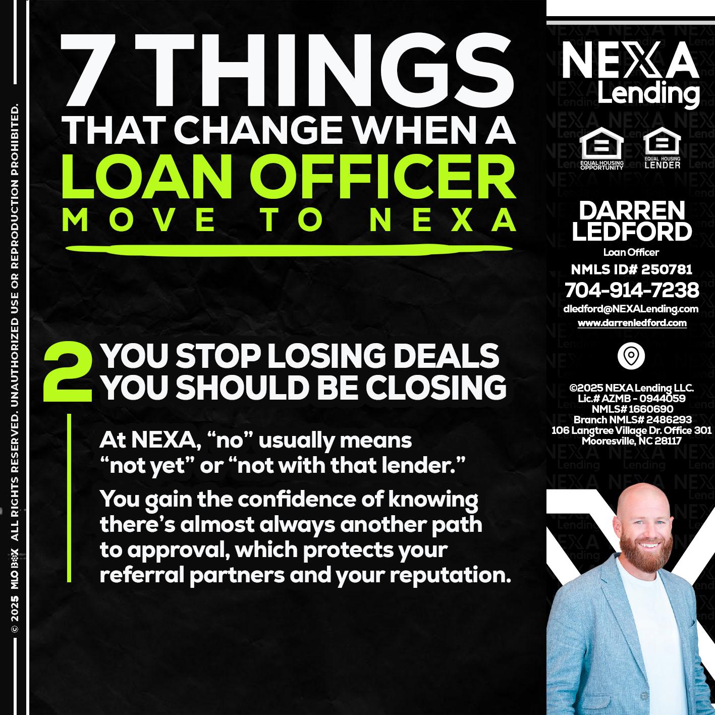 7 THINGS (2) - Darren Ledford -Loan Officer