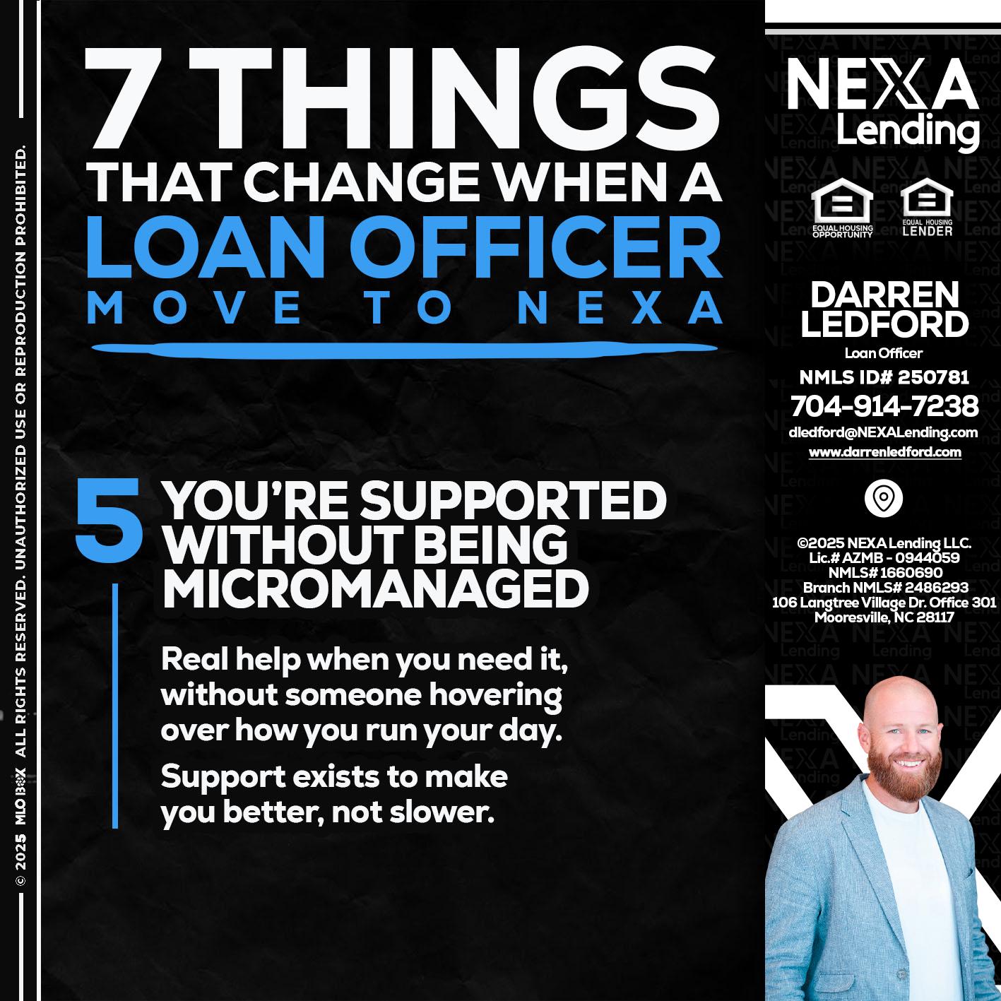 7 THINGS (5) - Darren Ledford -Loan Officer