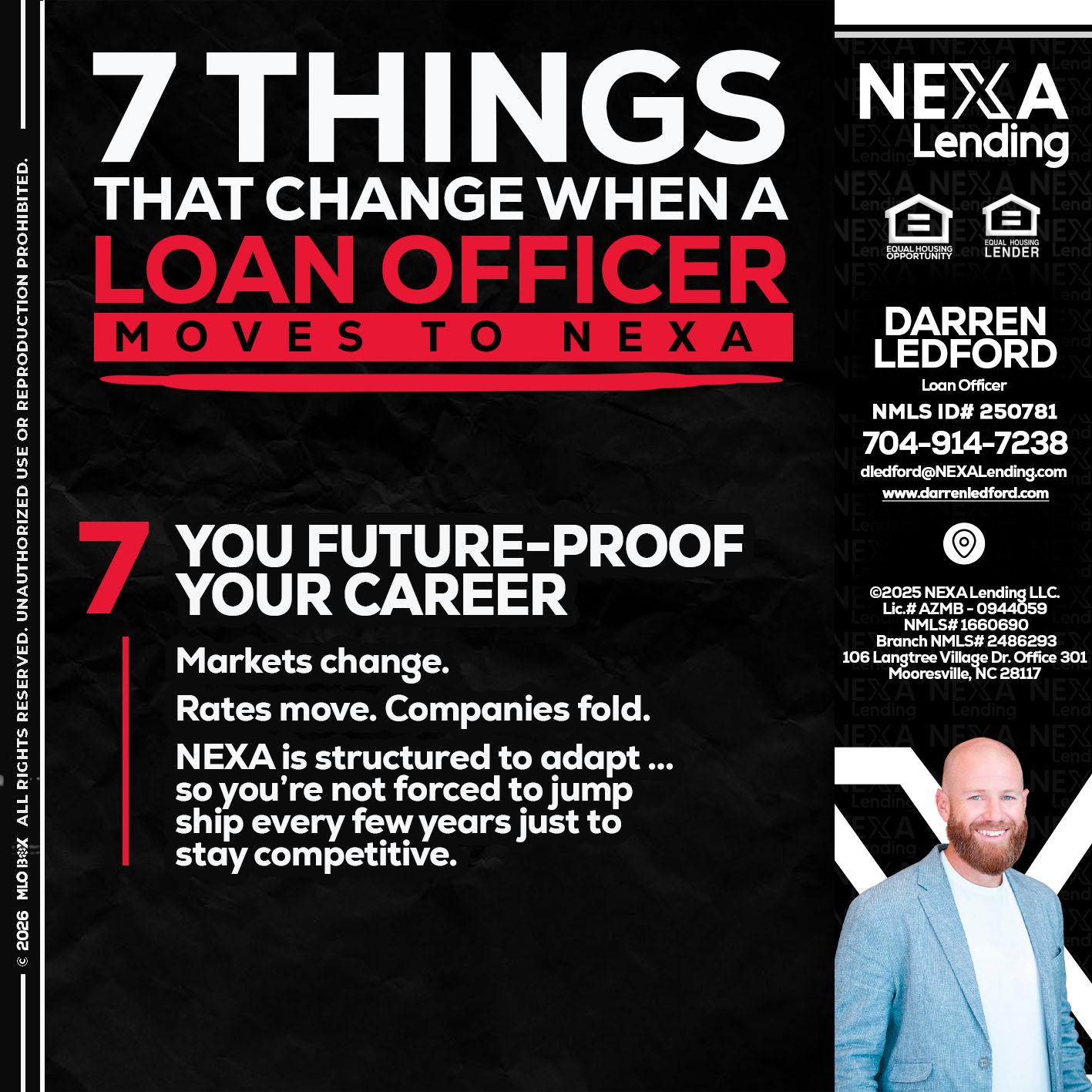 7 THINGS (7) - Darren Ledford -Loan Officer
