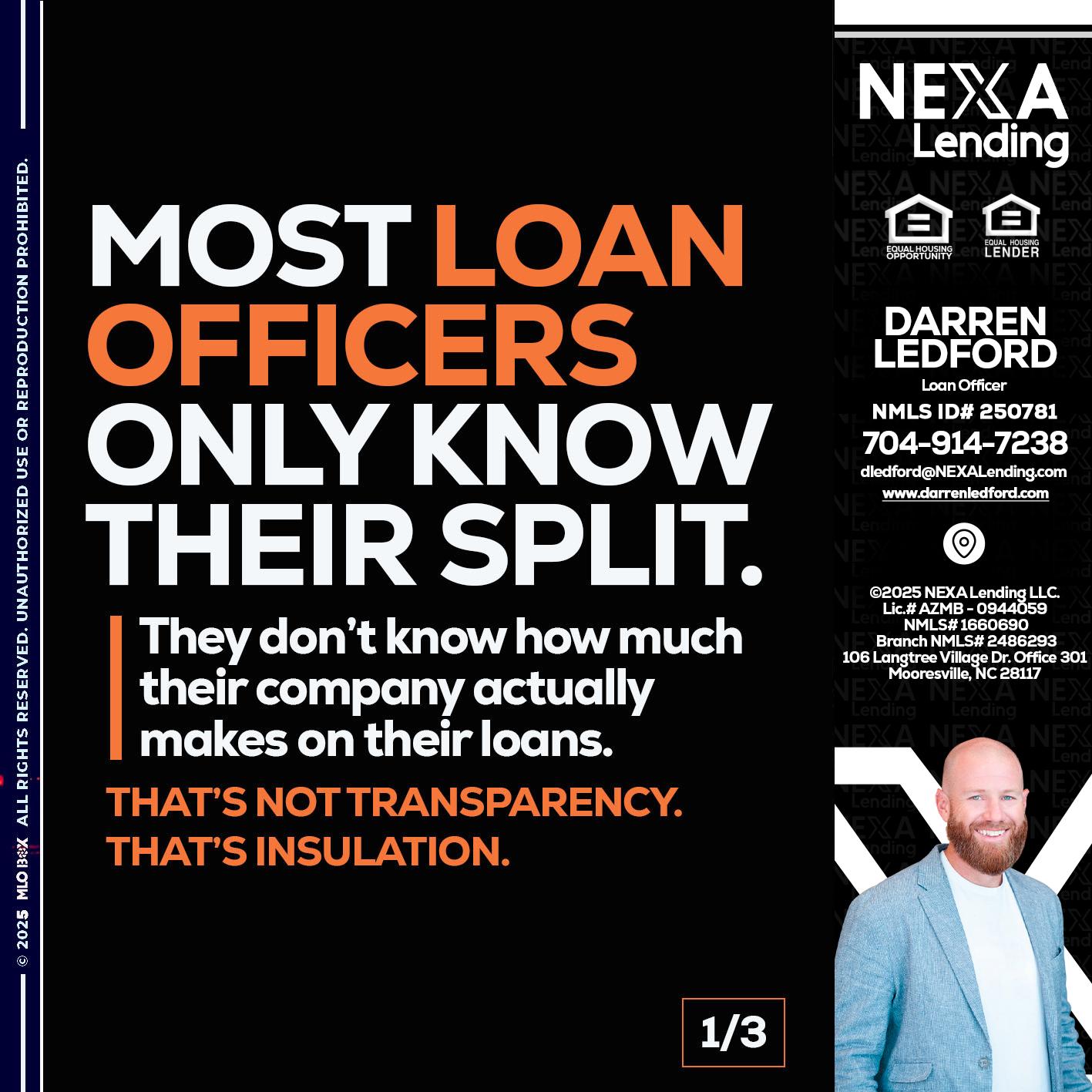 1 OF 3 - Darren Ledford -Loan Officer