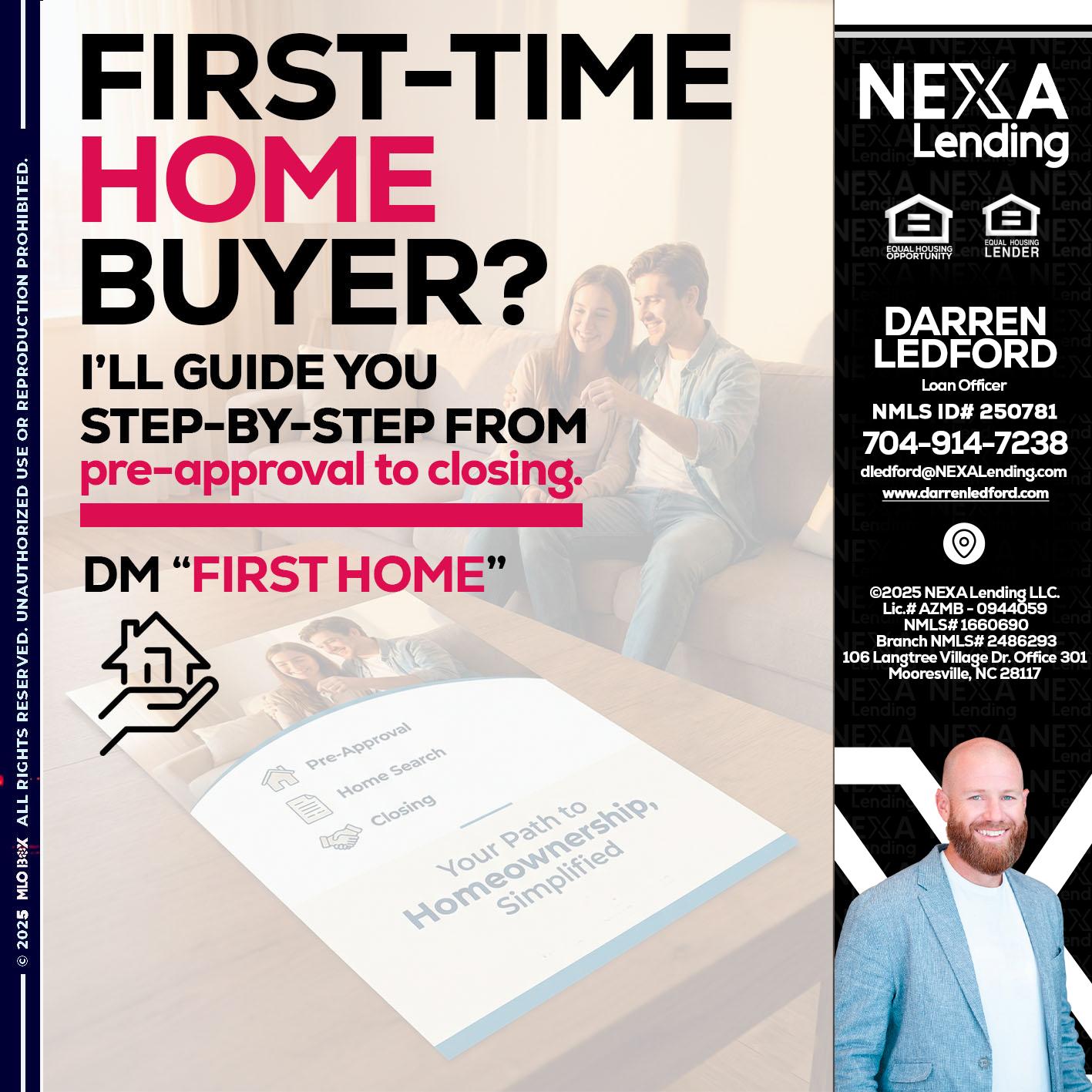 first time home buyer - Darren Ledford -Loan Officer