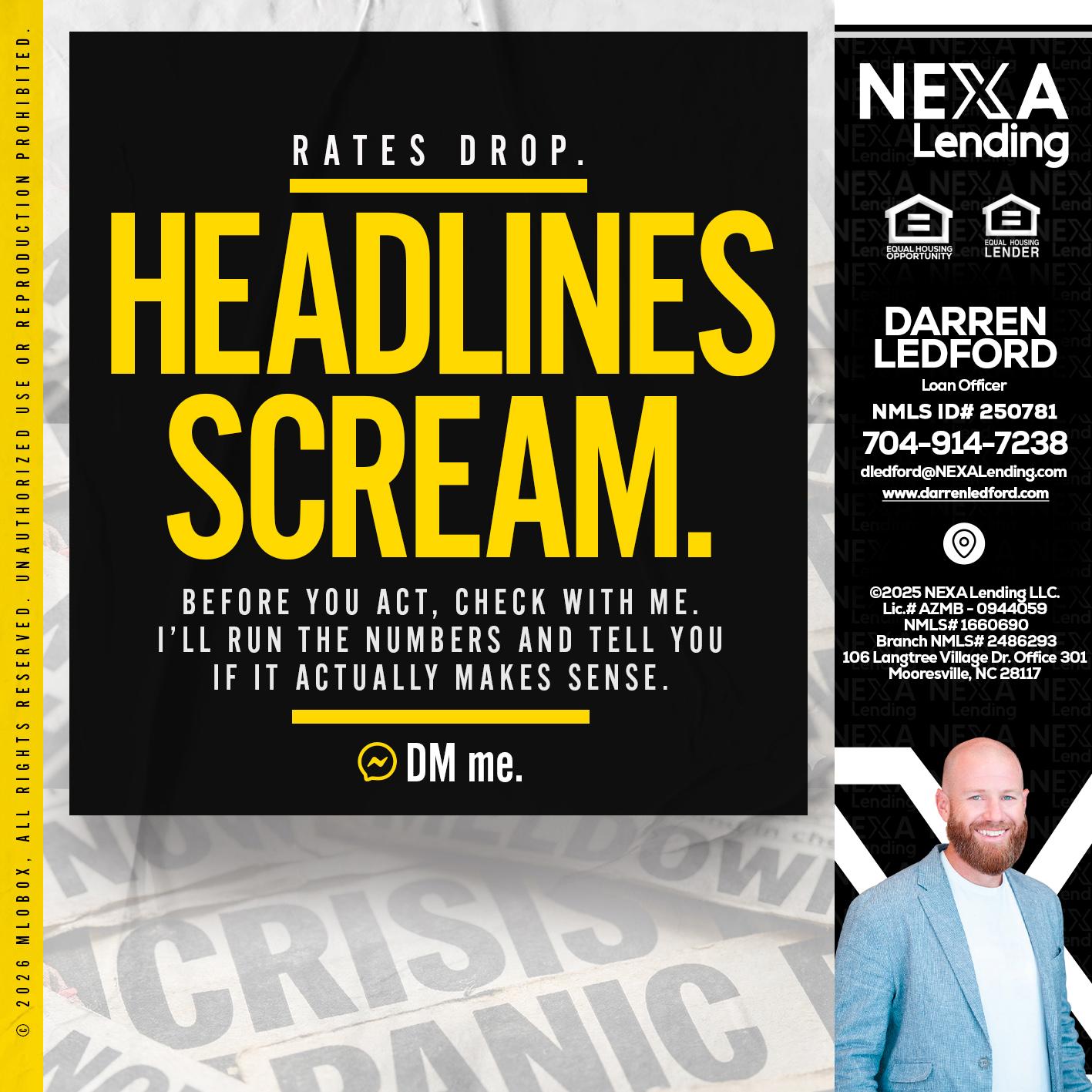 HEADLINES SCREAM - Darren Ledford -Loan Officer