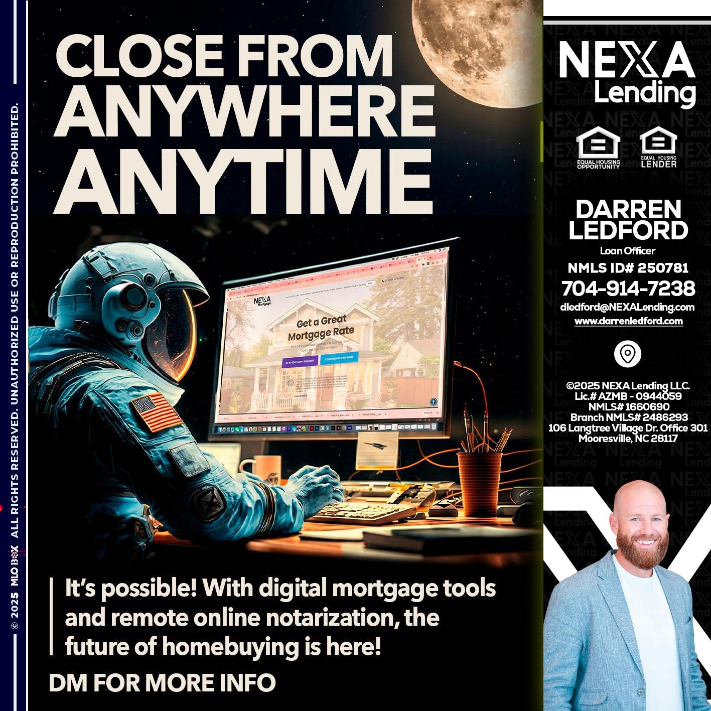 close from - Darren Ledford -Loan Officer
