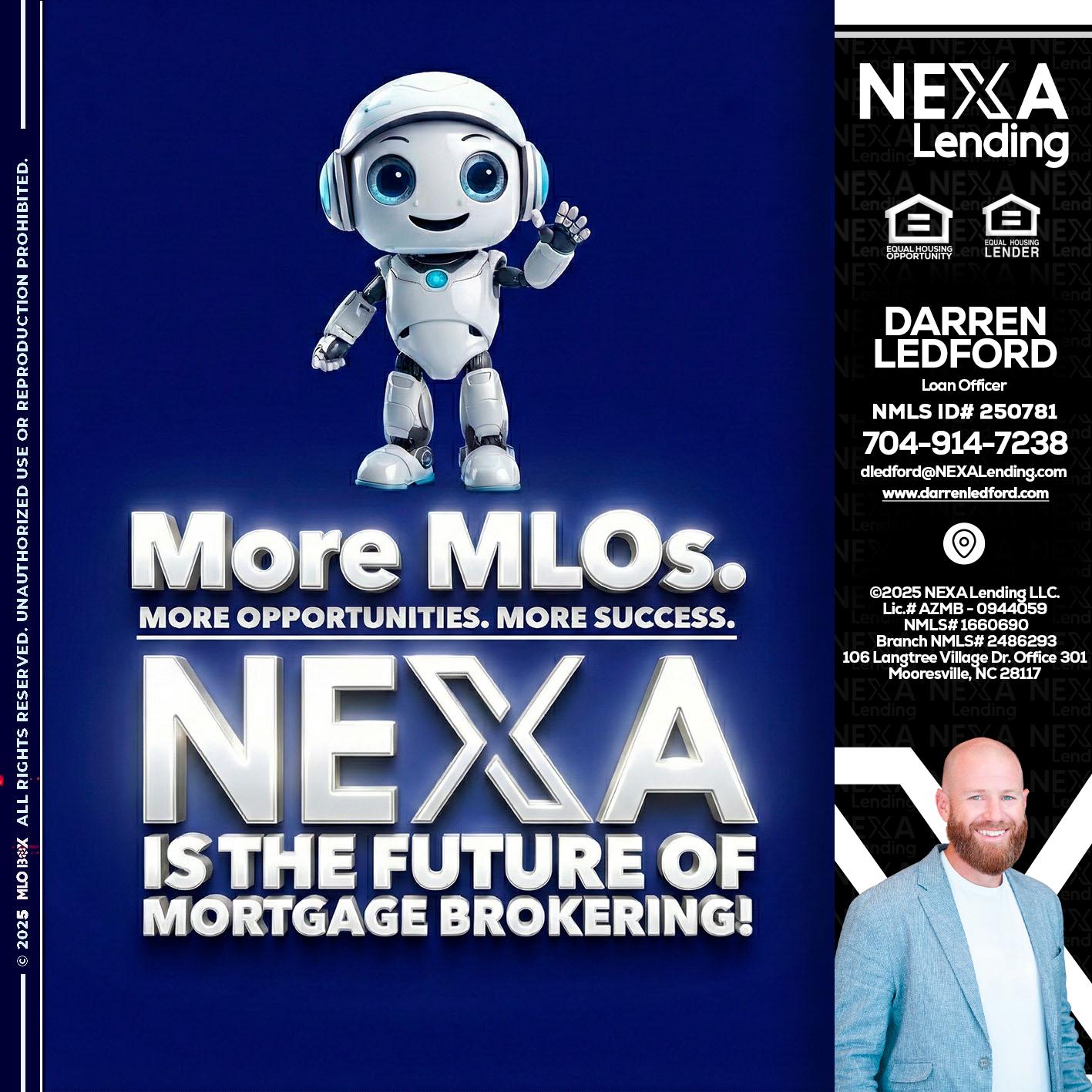 MORE MLOs - Darren Ledford -Loan Officer