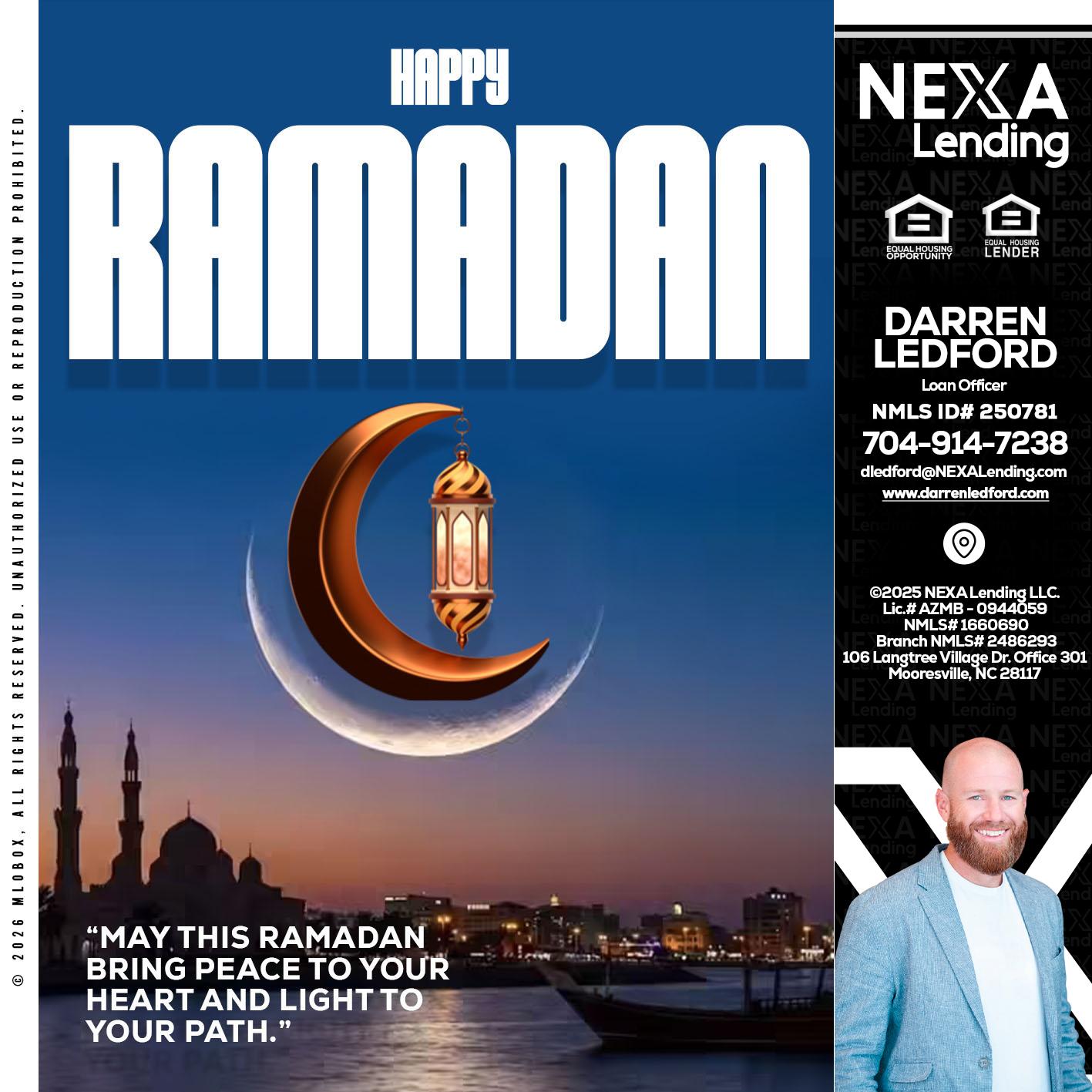 RAMADAN - Darren Ledford -Loan Officer
