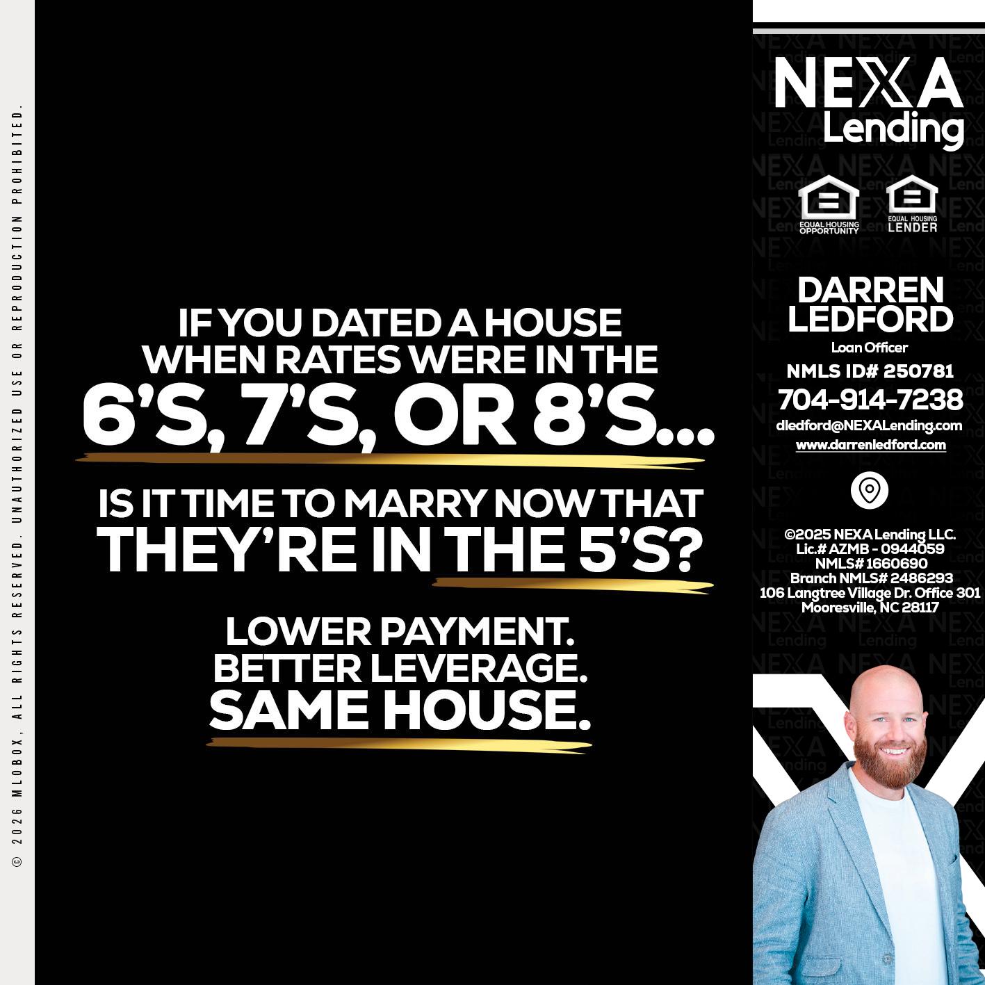 if you dated a house - Darren Ledford -Loan Officer