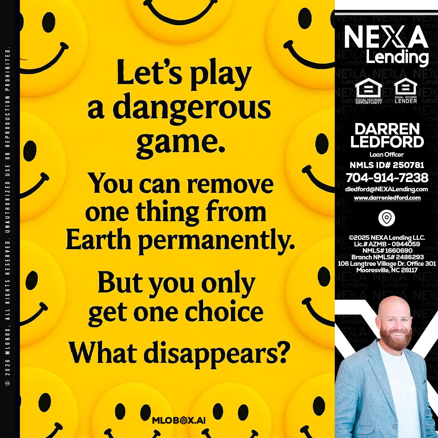 LETS PLAY - Darren Ledford -Loan Officer