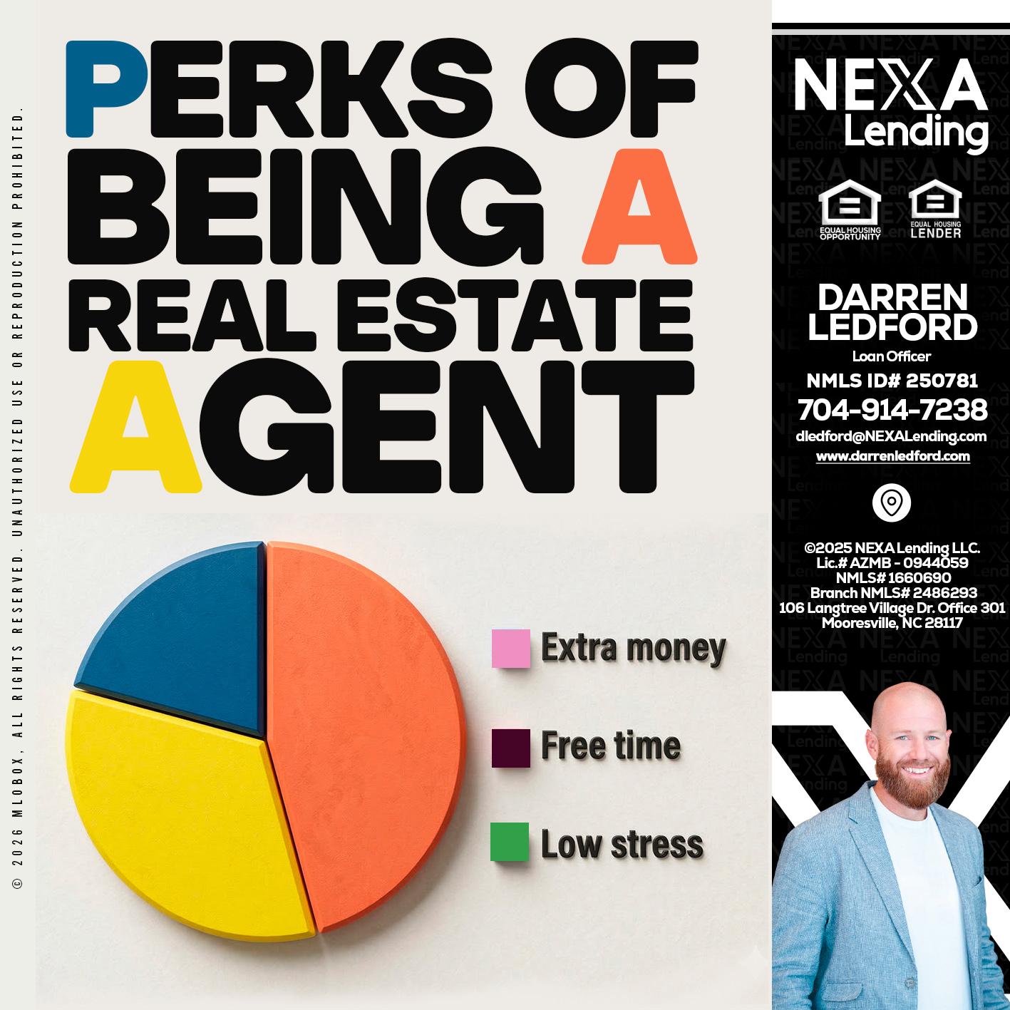 PERKS OF BEING - Darren Ledford -Loan Officer