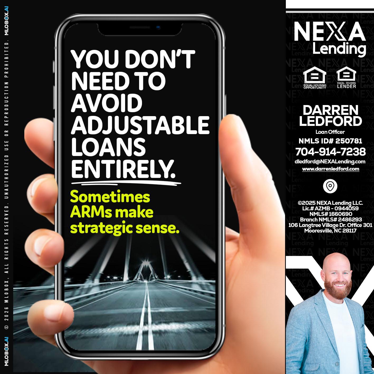 YOU DONT NEED - Darren Ledford -Loan Officer