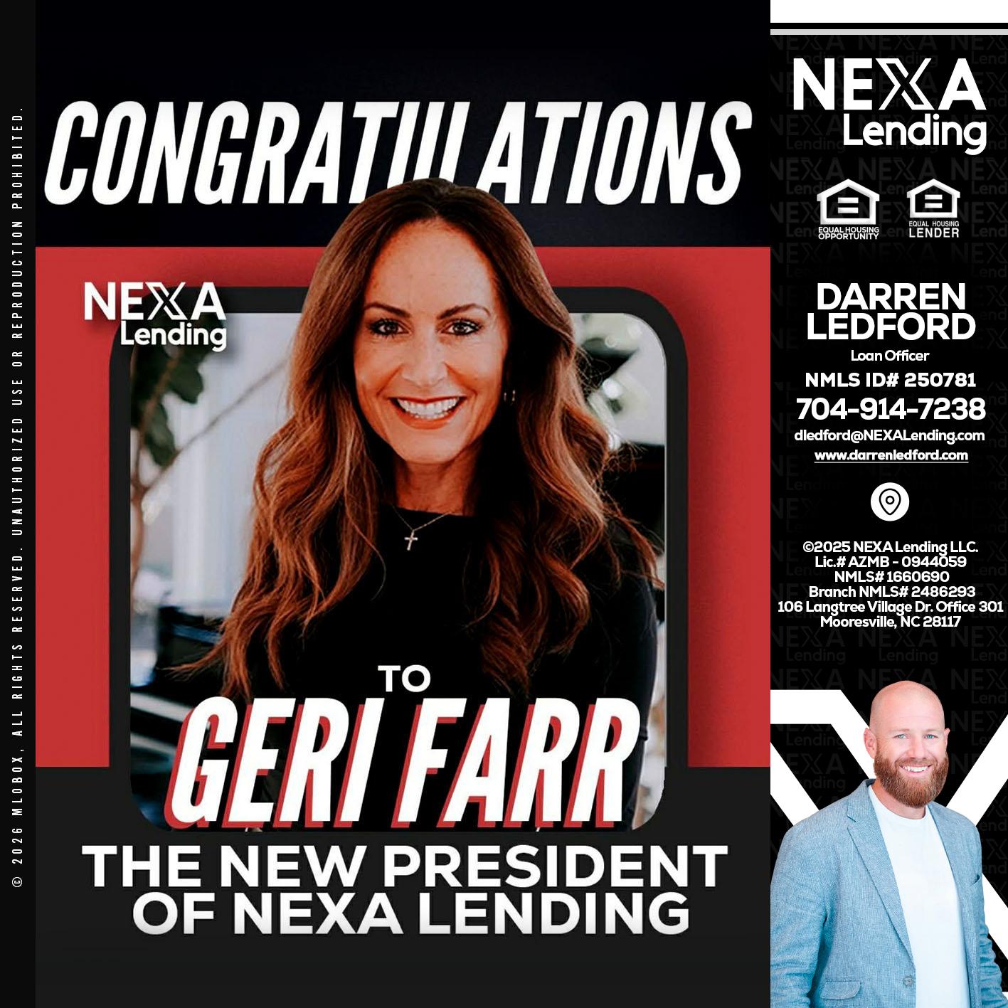 CONGRATULATIONS - Darren Ledford -Loan Officer