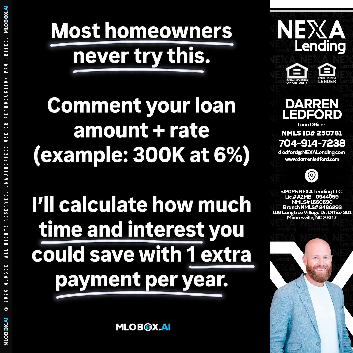 most owners - Darren Ledford -Loan Officer