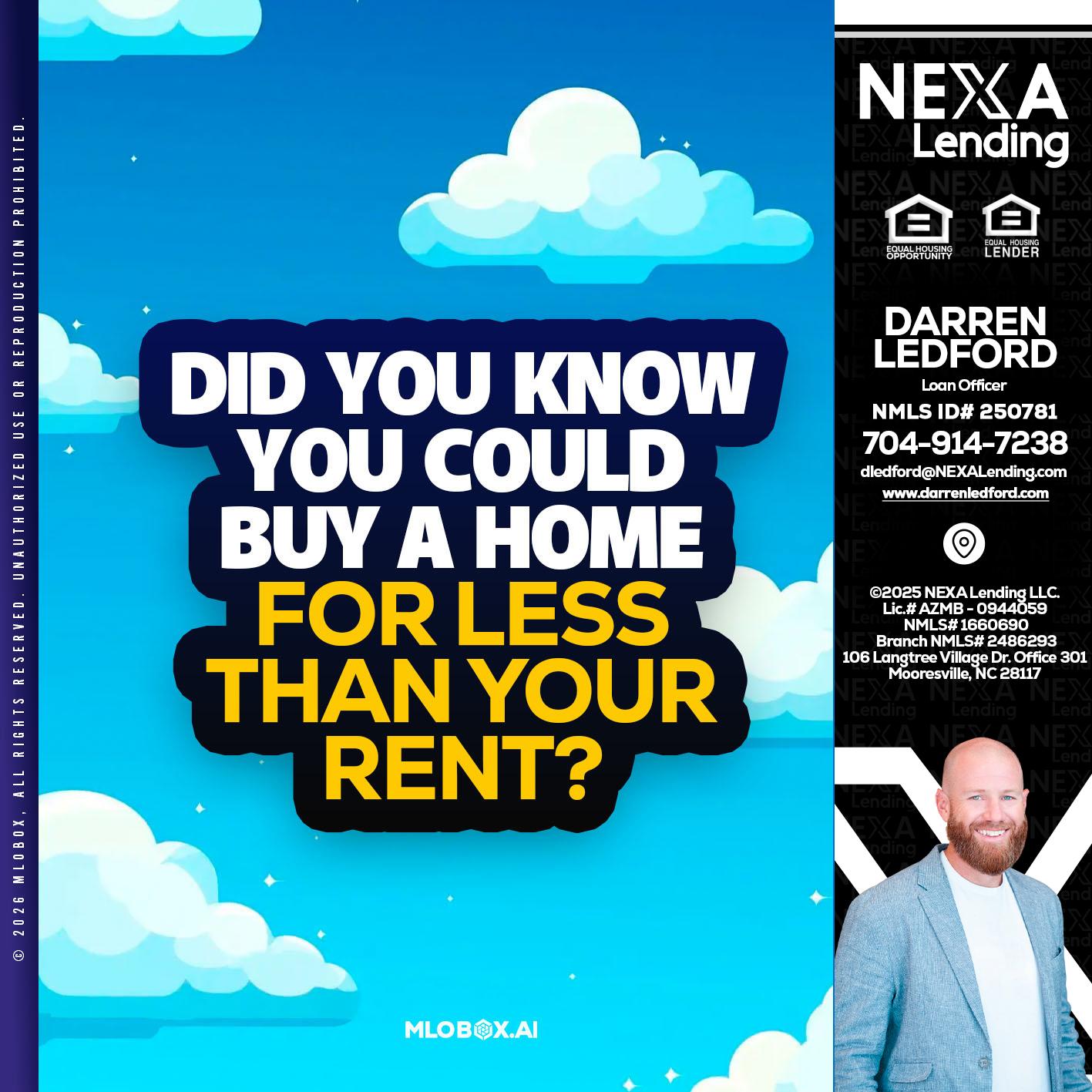 DID YOU KNOW - Darren Ledford -Loan Officer