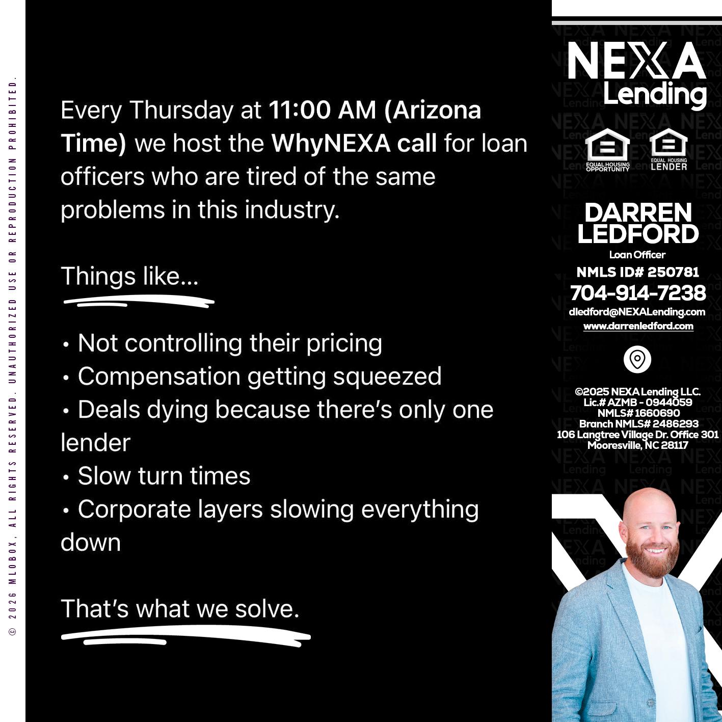 WHY NEXA - Darren Ledford -Loan Officer