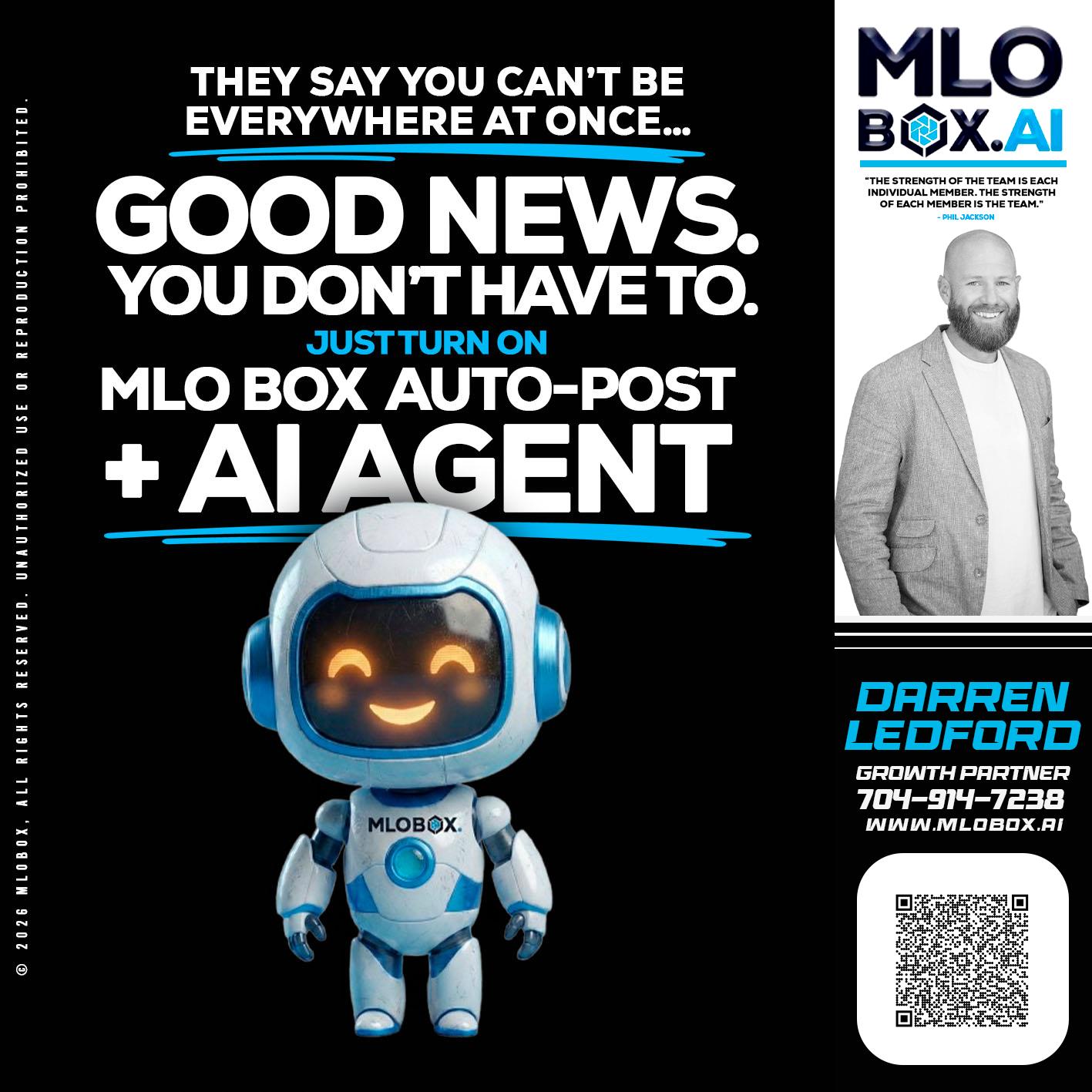 GOOD NEWS - Darren Ledford -Loan Officer