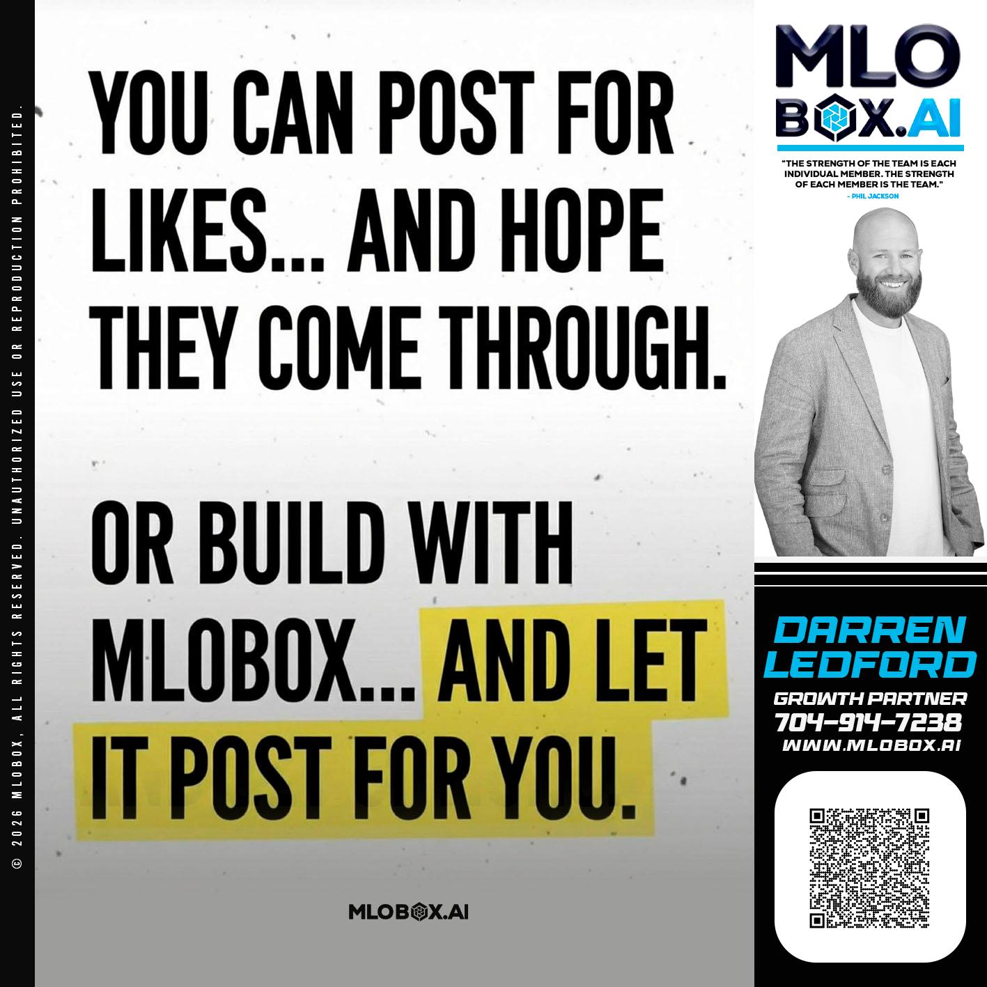 you can post - Darren Ledford -Loan Officer