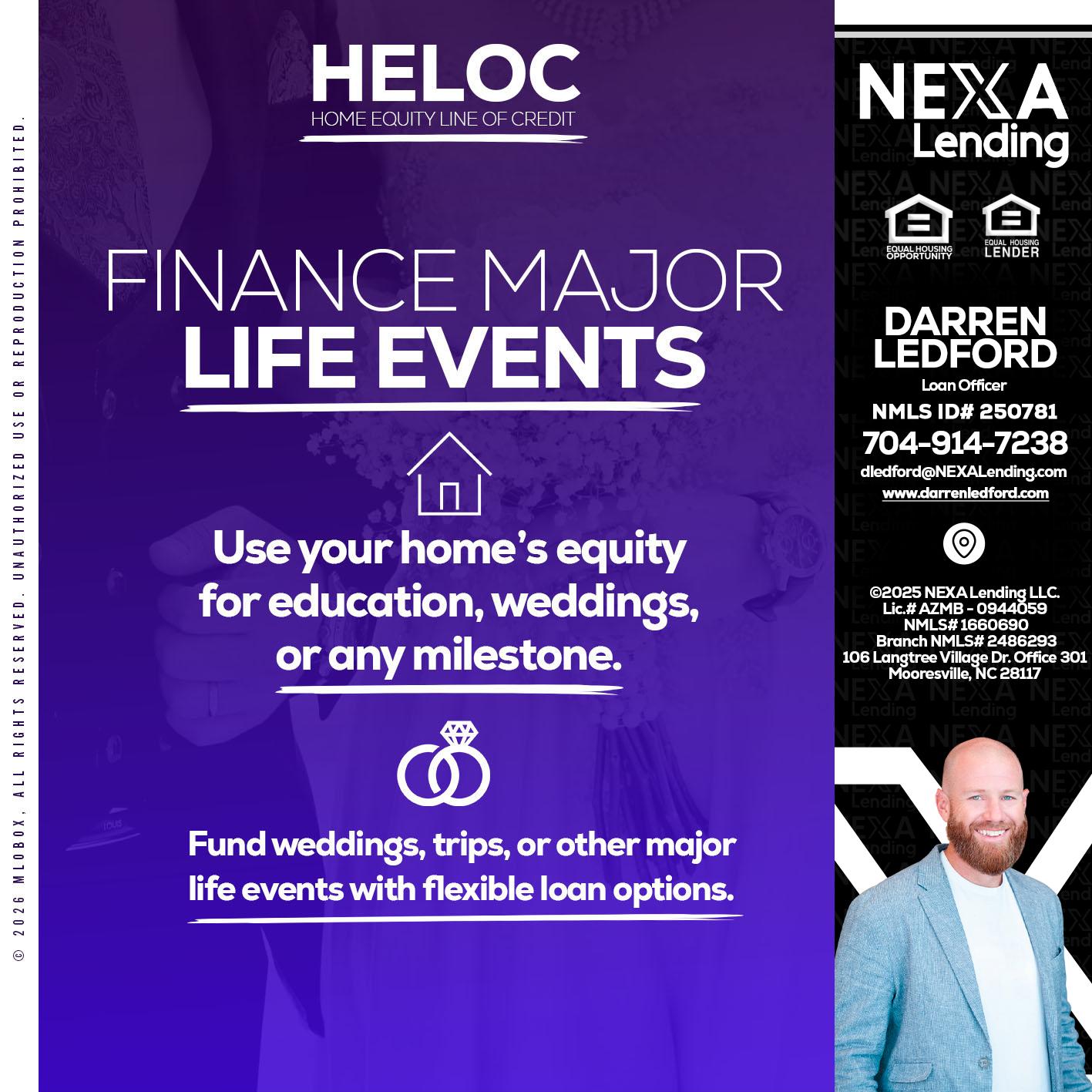 HELOC - Darren Ledford -Loan Officer