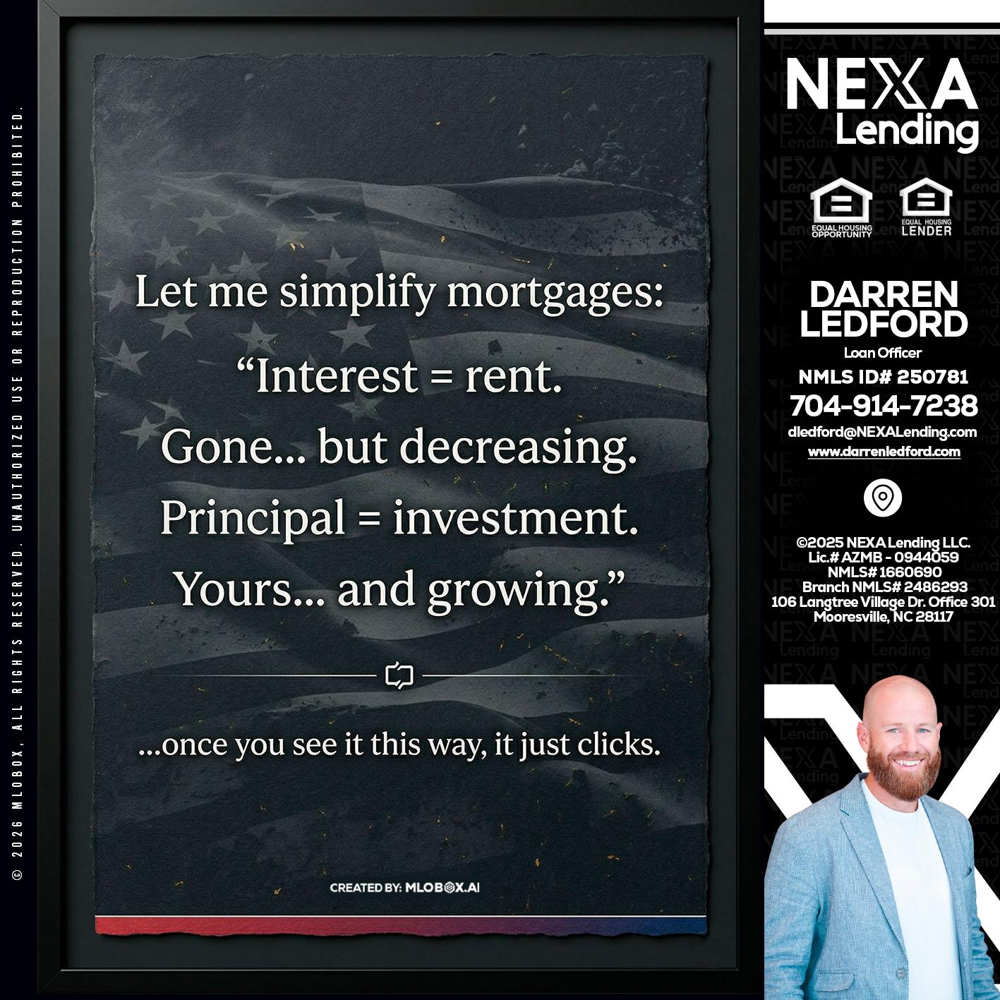 LET ME SIMPLIFY - Darren Ledford -Loan Officer