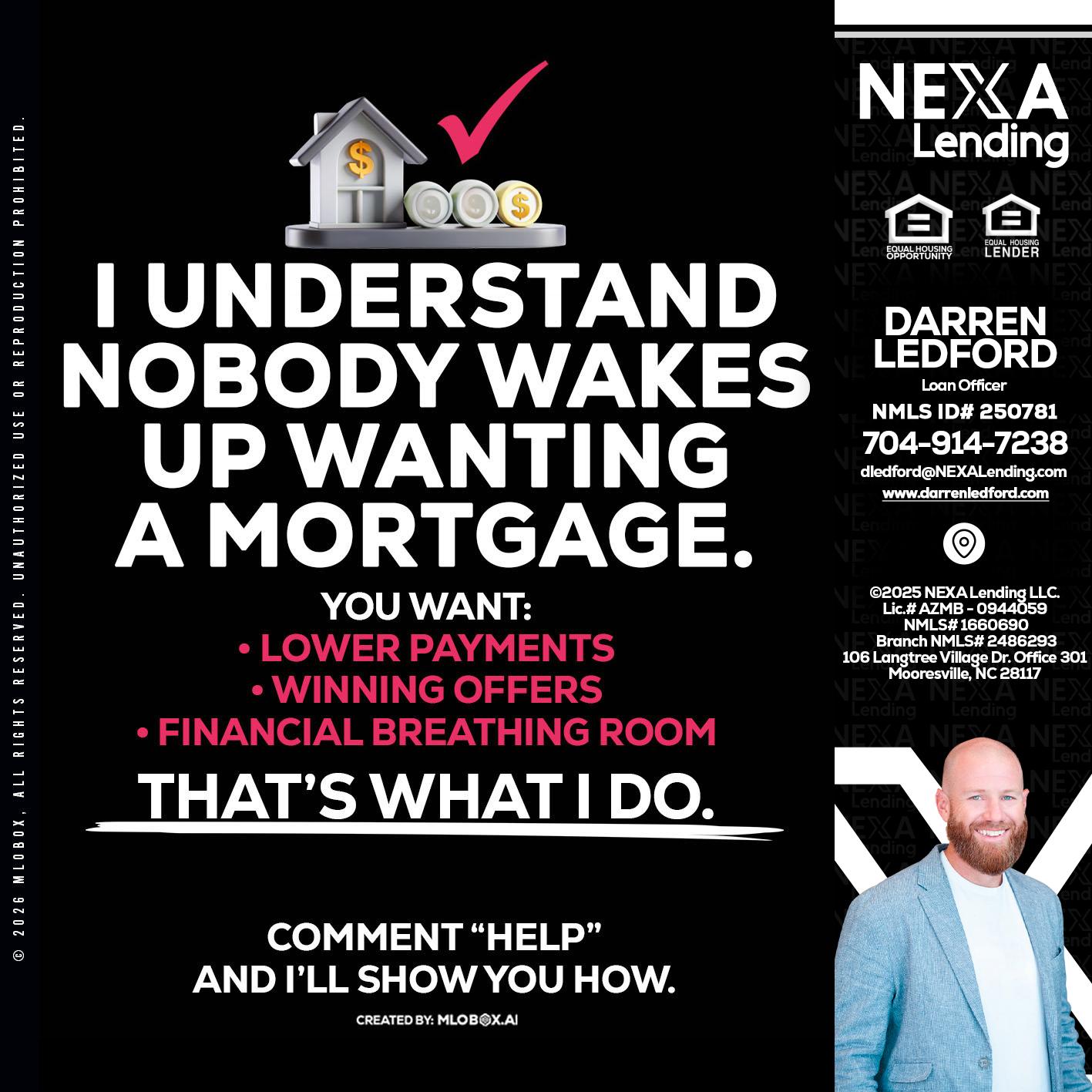 I UNDERSTAND - Darren Ledford -Loan Officer