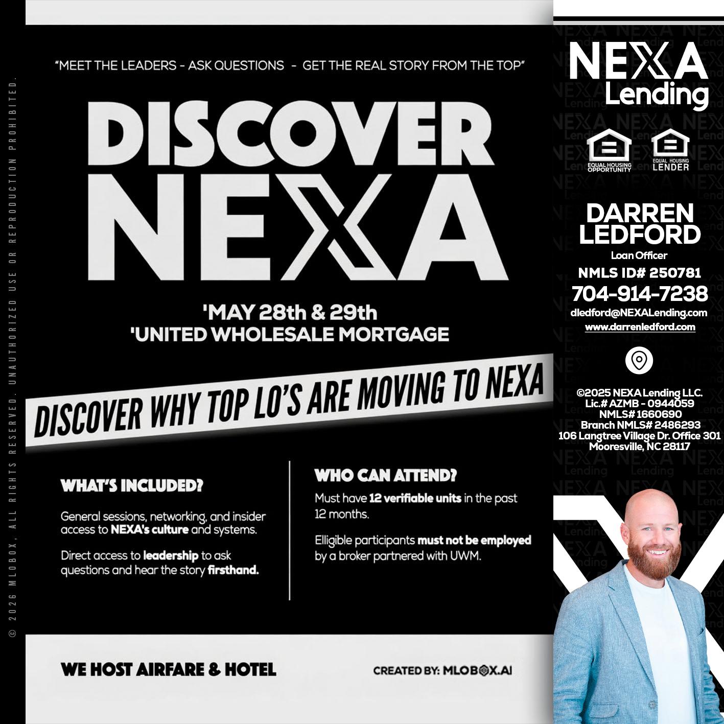 DISCOVER NEXA - Darren Ledford -Loan Officer
