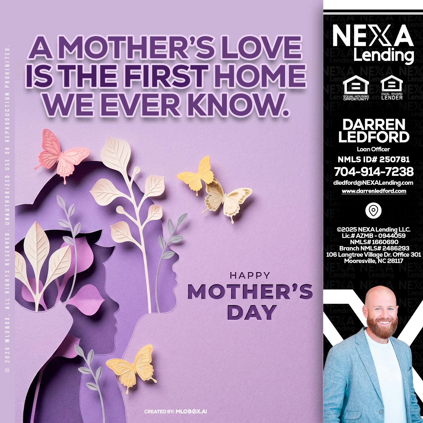 MOTHERS DAY - Darren Ledford -Loan Officer