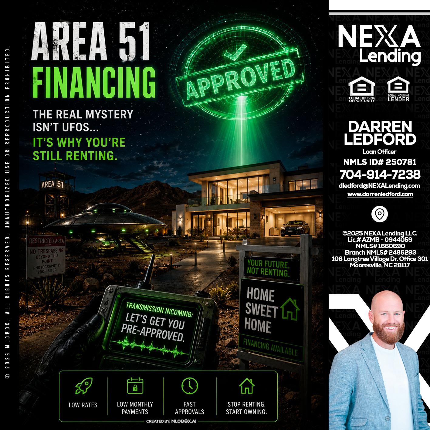 AREA 51 - Darren Ledford -Loan Officer