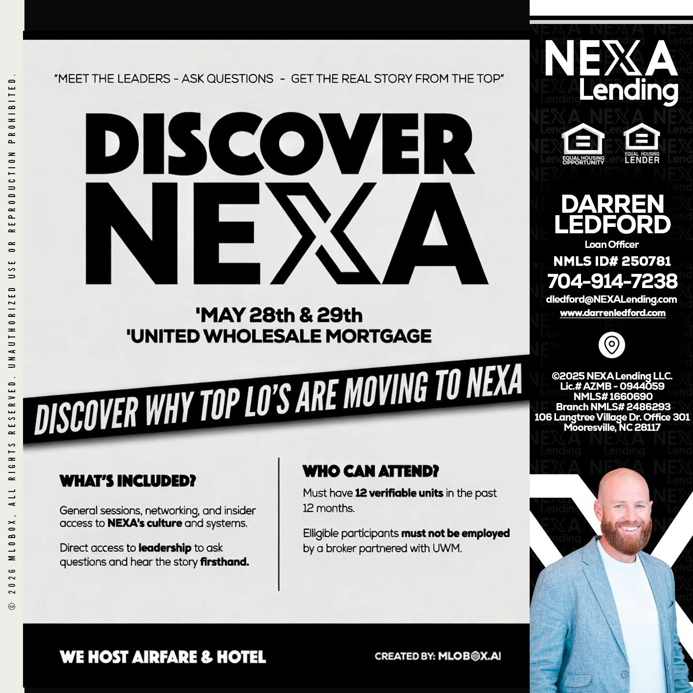 DISCOVER NEXA - Darren Ledford -Loan Officer