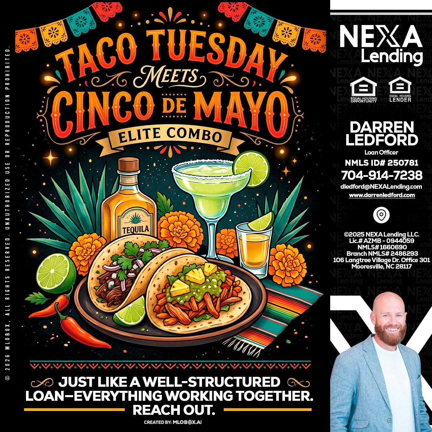 TACO TUESDAY - Darren Ledford -Loan Officer