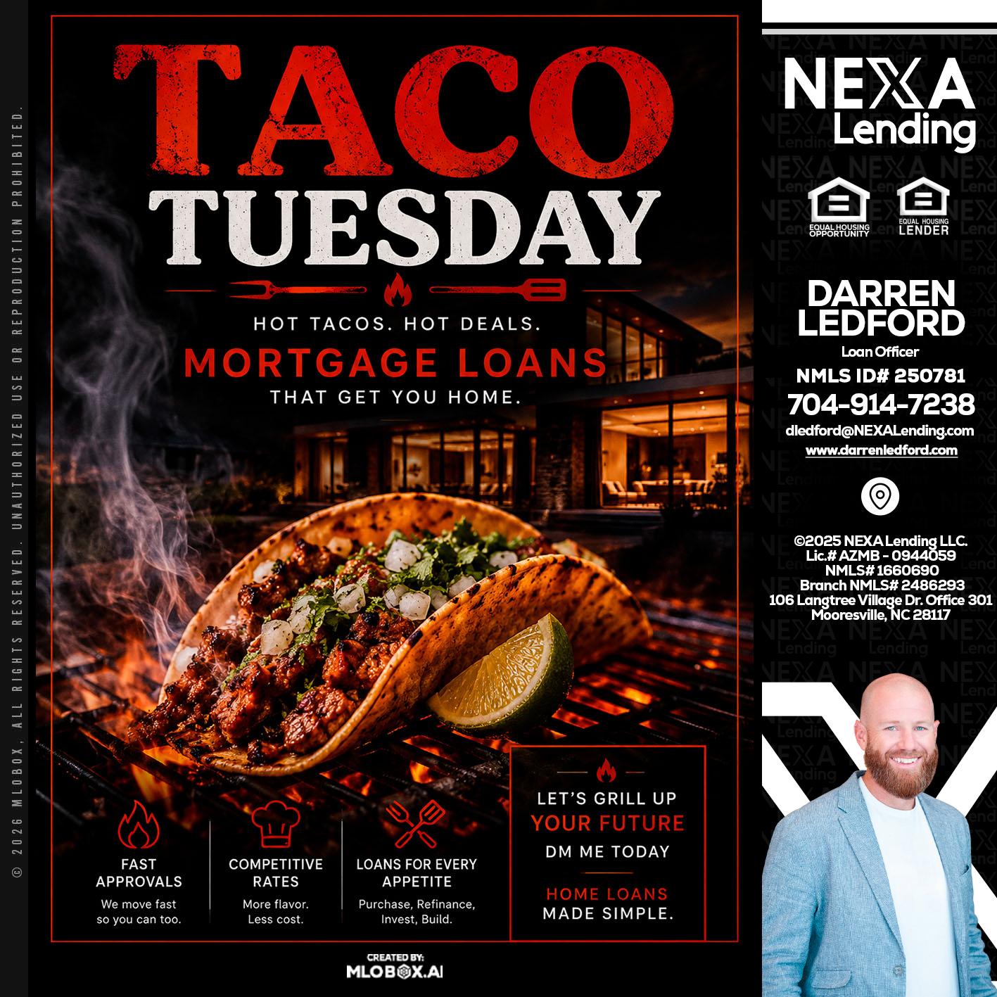 TACO TUESDAY - Darren Ledford -Loan Officer