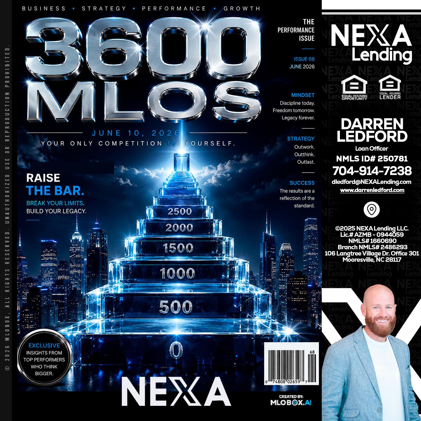 3600 MLOs - Darren Ledford -Loan Officer