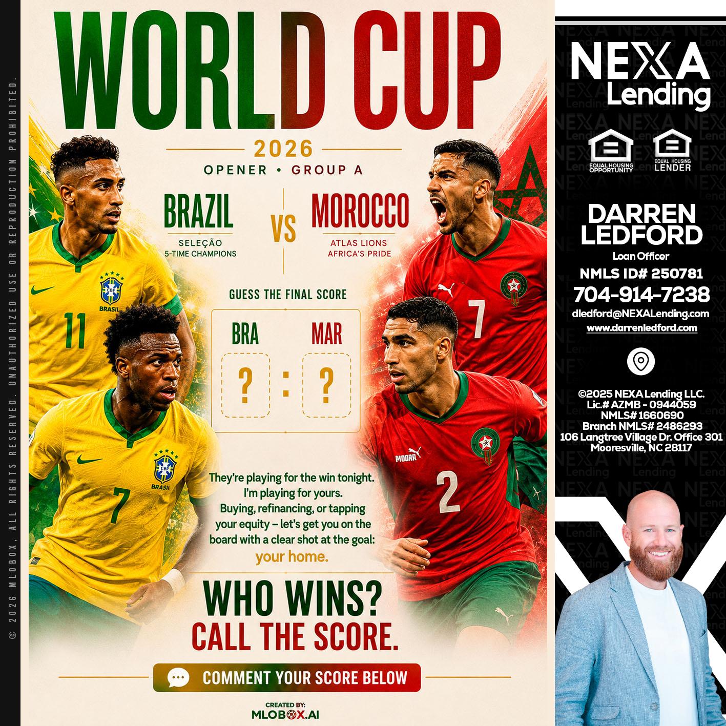 WORLD CUP - Darren Ledford -Loan Officer