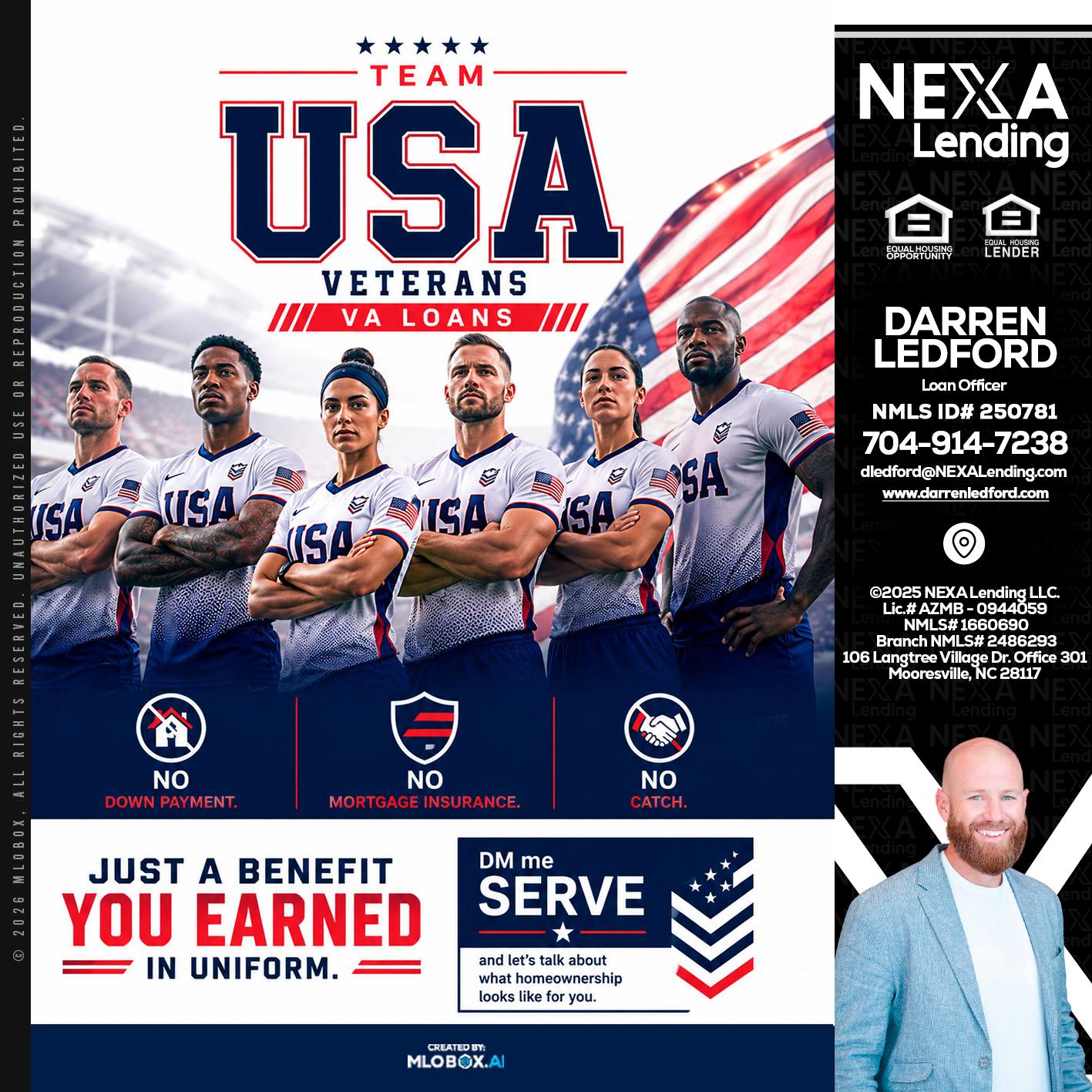 USA TEAM - Darren Ledford -Loan Officer
