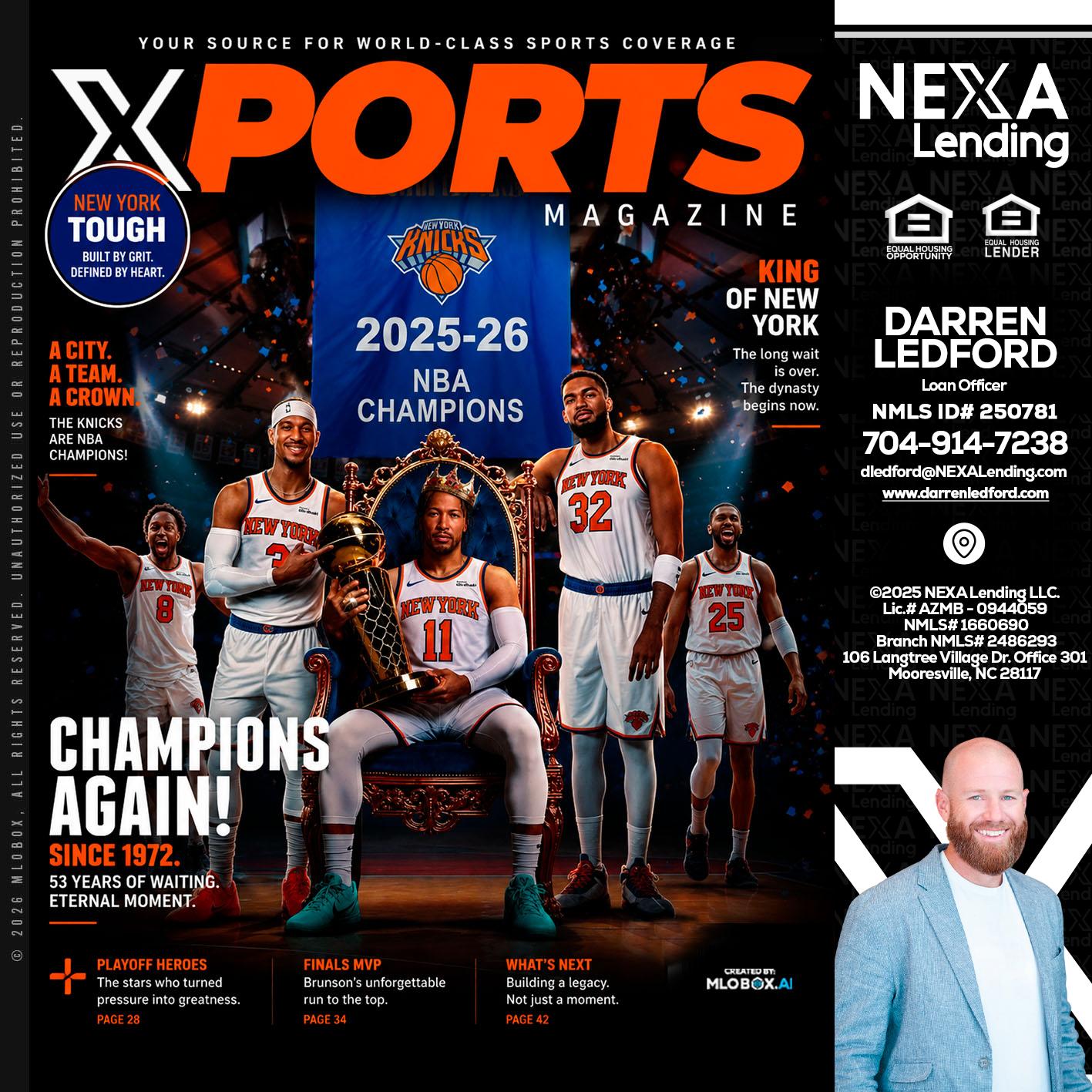 XPORTS MAGAZINE - Darren Ledford -Loan Officer