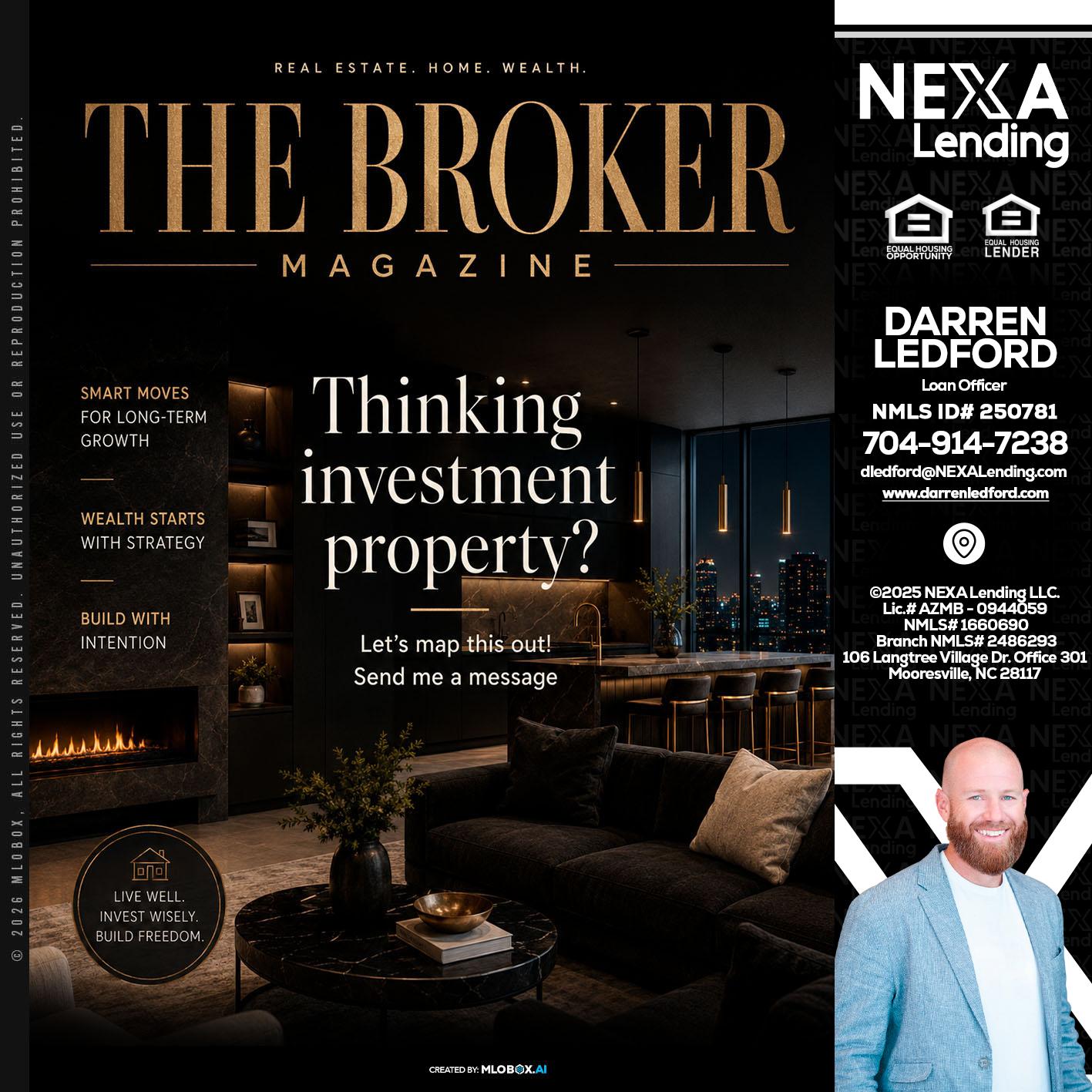 THE BROKER - Darren Ledford -Loan Officer